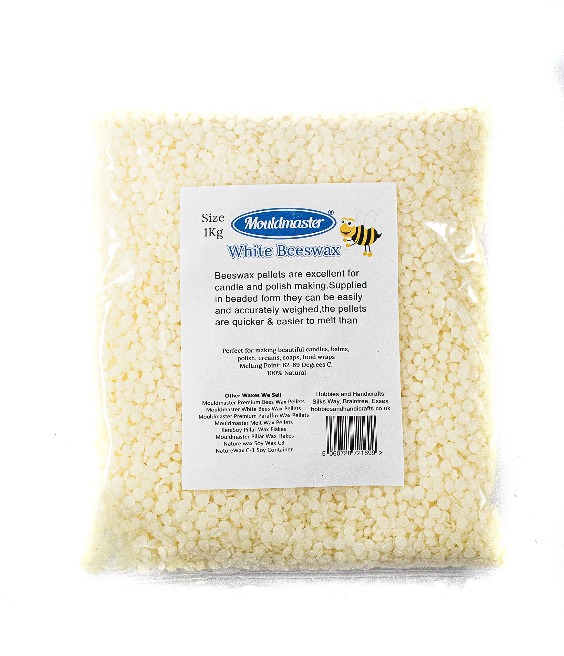 Bees Wax, White, 1kg