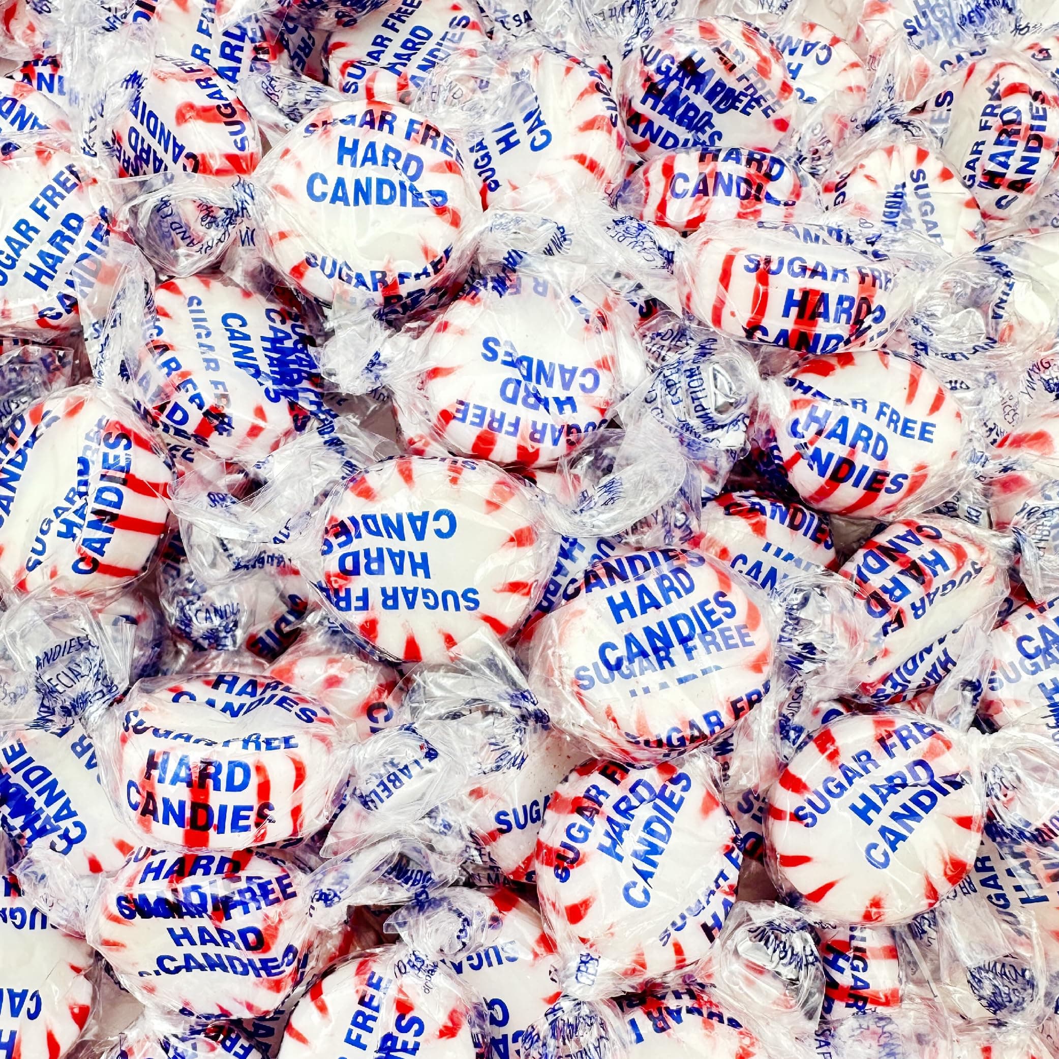 SUNNY ISLAND Sugar-Free Peppermint Starlight Mints Hard Candy, 1-Pound Bag