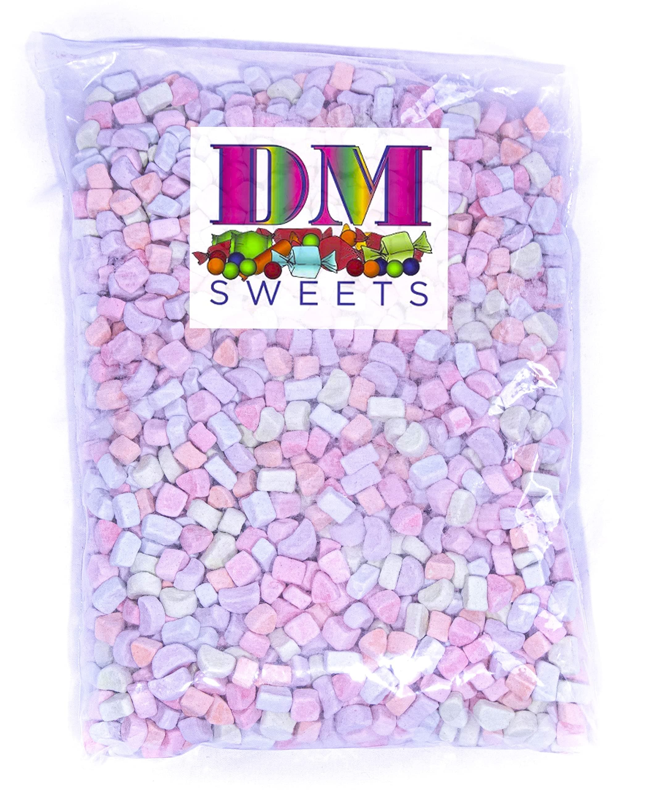 Assorted Dehydrated Marshmallow Bits - 8 oz of Fresh Mini Rainbow Multicolor Dehydrated Marshmallows