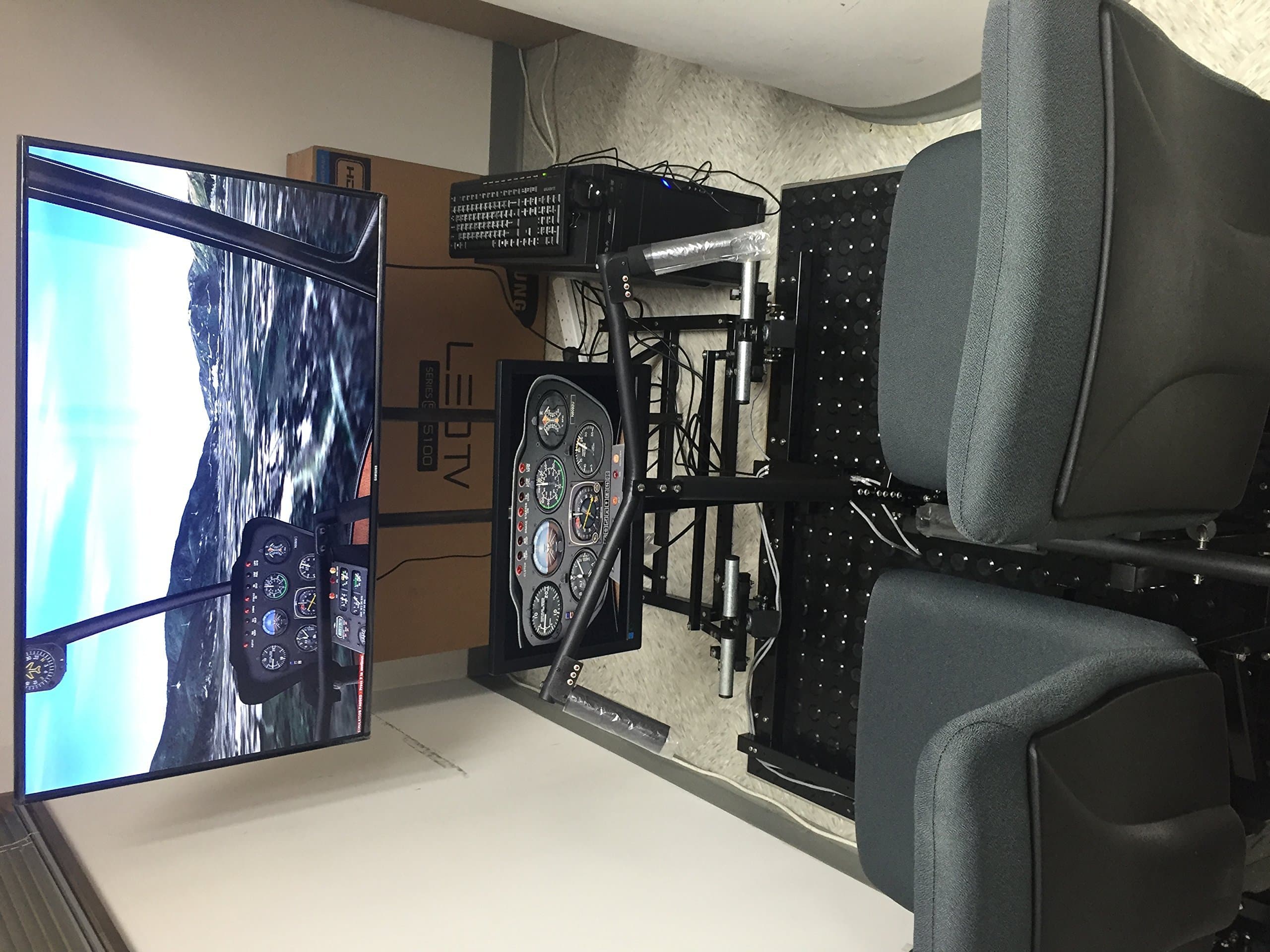 R22/R44 Trainer System with Twist throttle