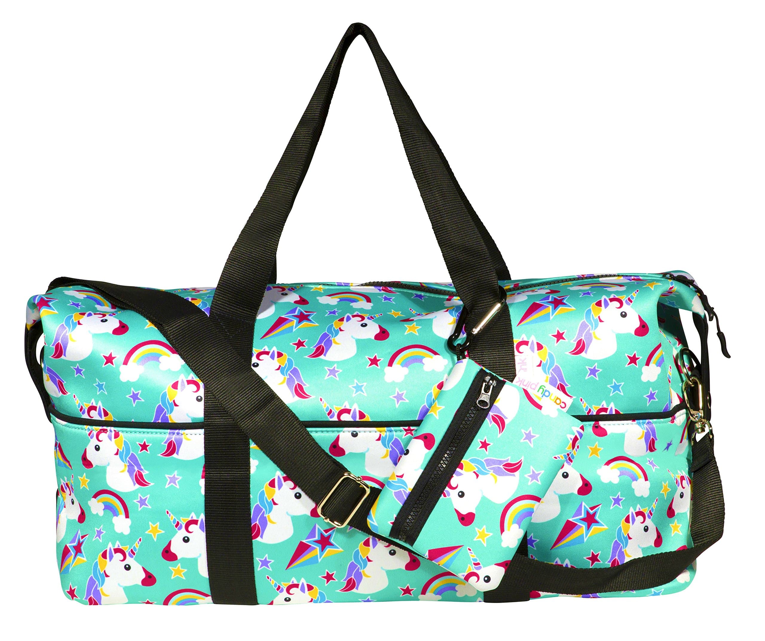 Candy Pink Duffel Bag (One_Size, Unicorn)