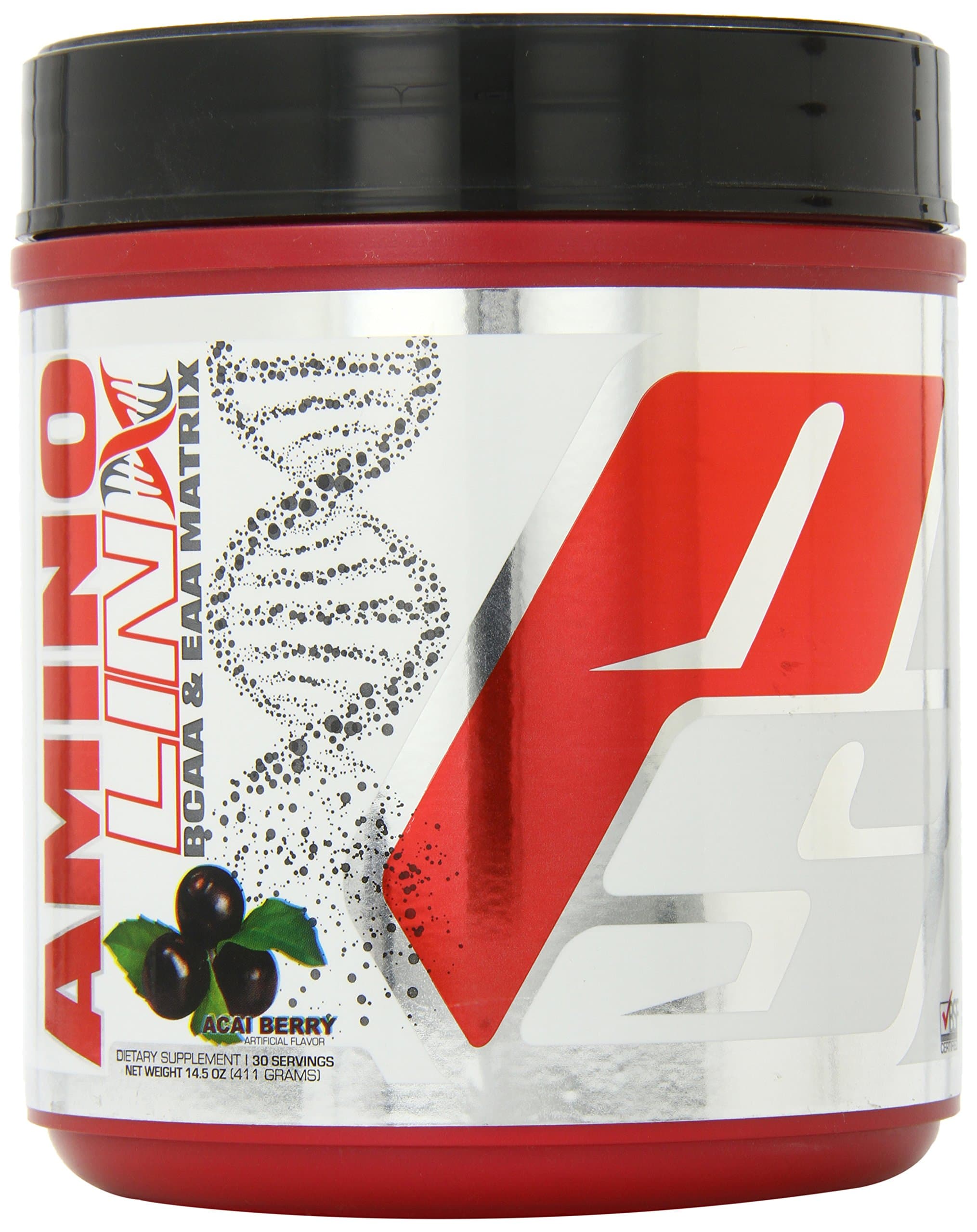 Professional Supplements Amino Linx BCAA and EAA Matrix Blend, Acai Berry, 14.3 Ounce