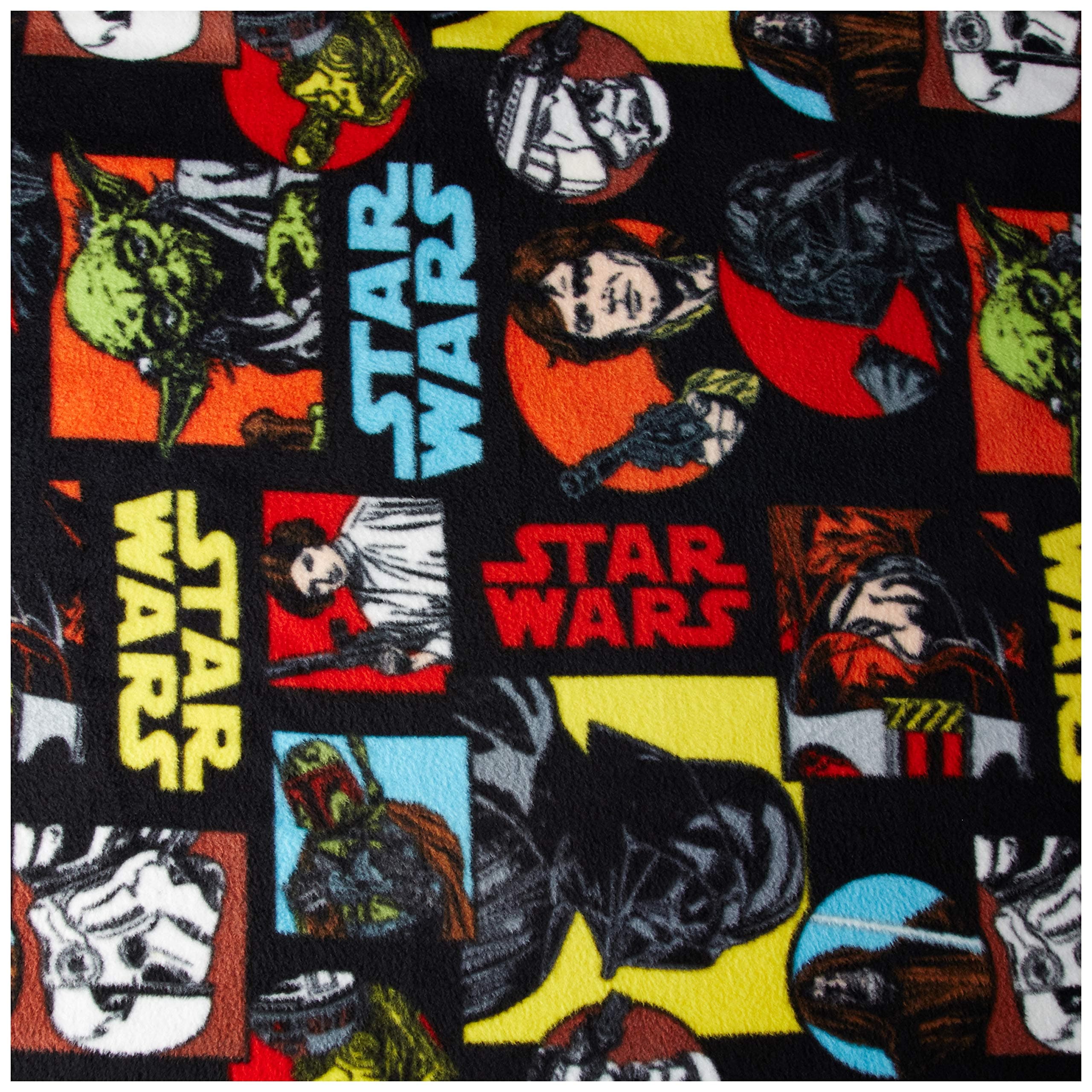 Eugene Textiles Star Wars Characters Fleece Multi Fabric by the Yard