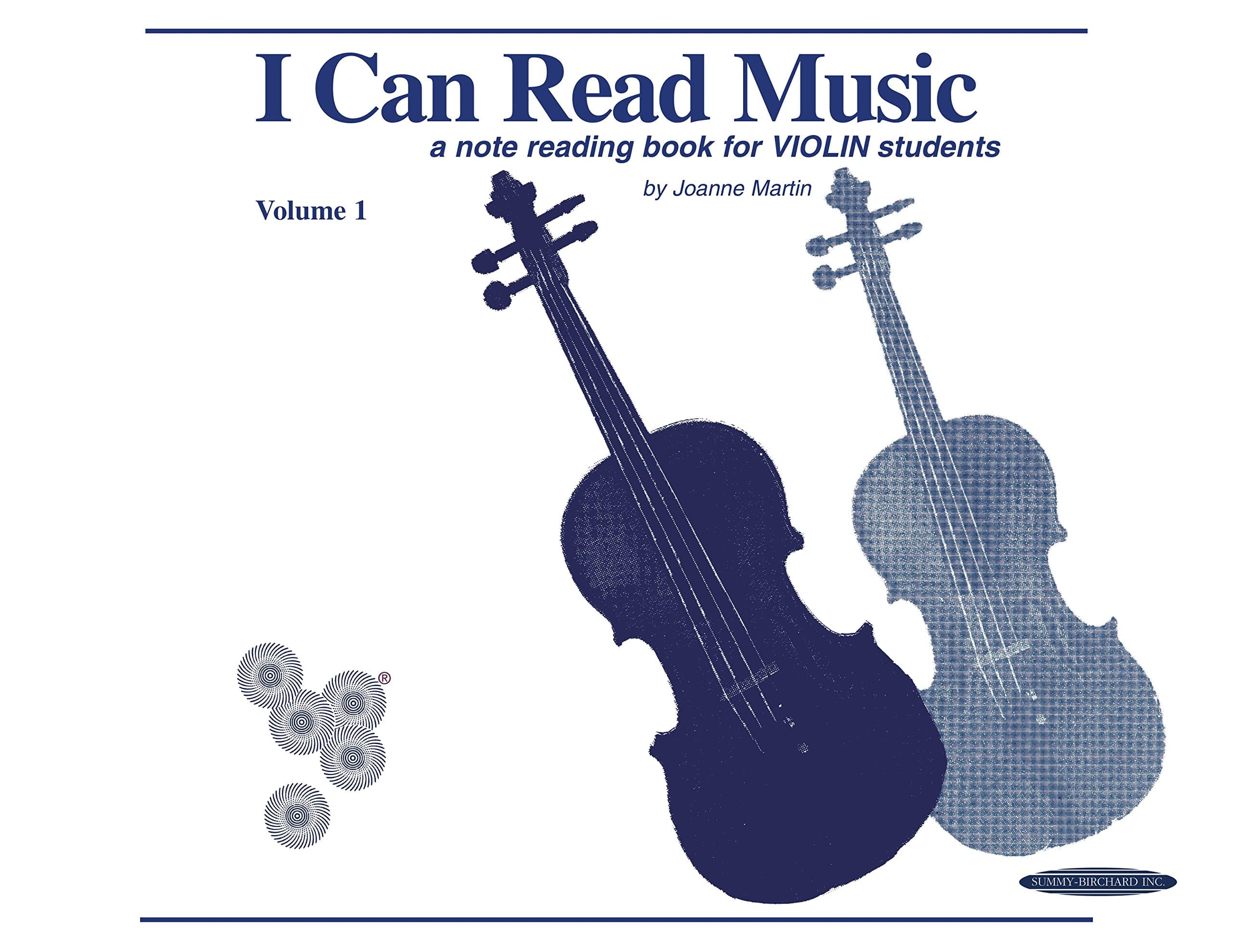 I Can Read Music, Volume 1: A note reading book for VIOLIN students