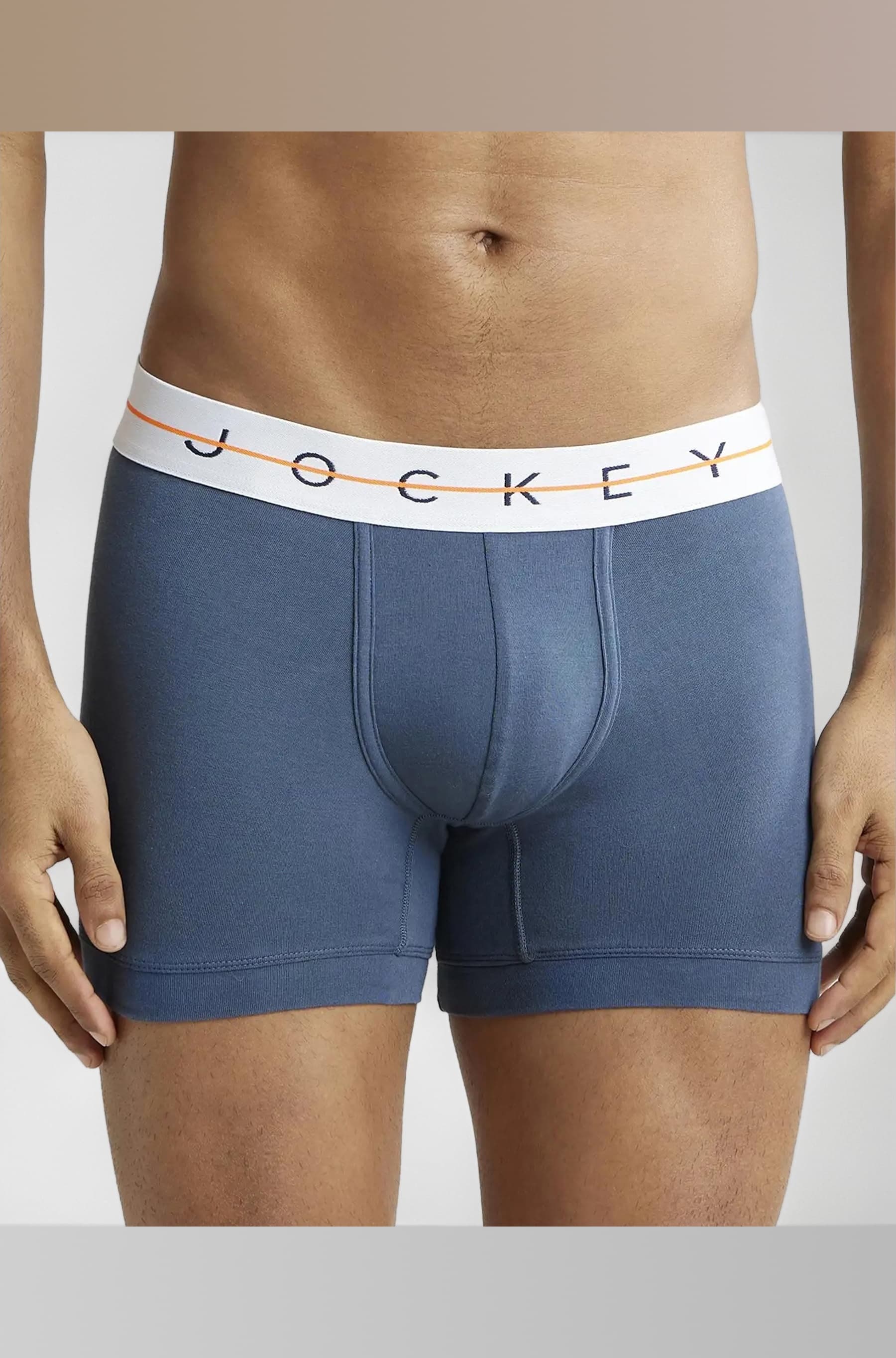 NY16 Men's Super Combed Cotton Elastane Stretch Solid Trunk with Ultrasoft Waistband (Colors & Prints May Vary)