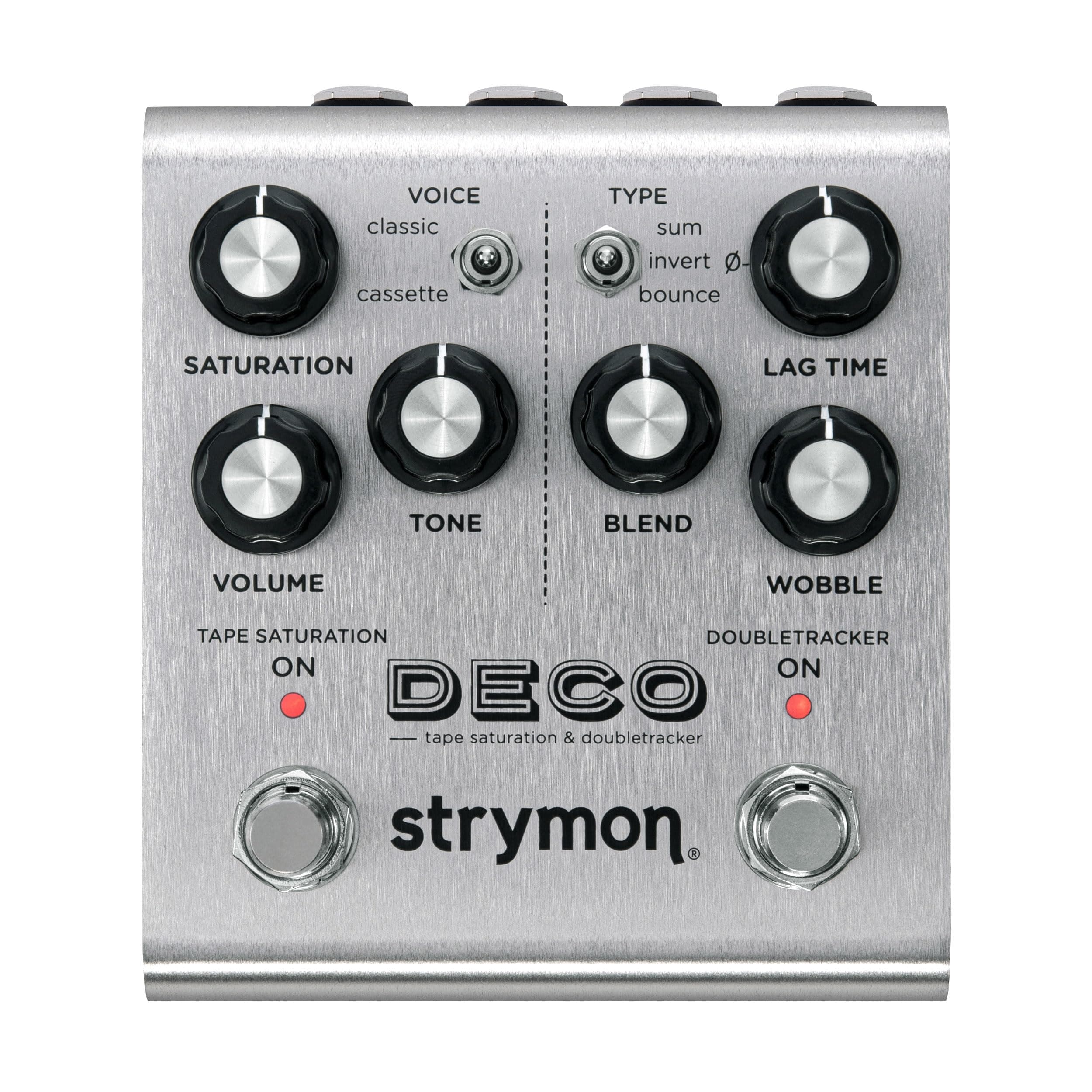 StrymonDeco V2 Tape Saturation and Doubletracker Effect Pedal