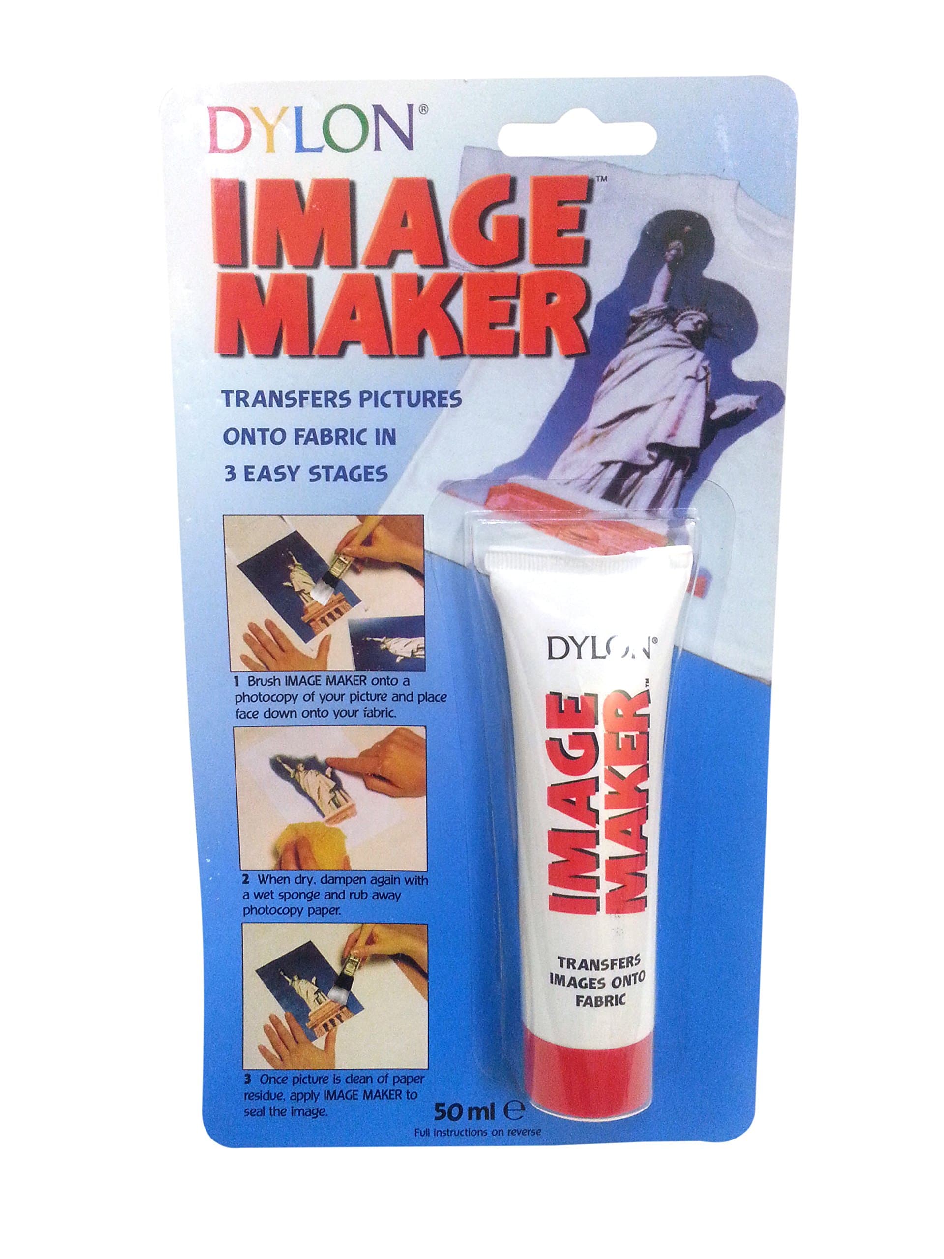 Dylon Image Maker Tube with Squeezy Feature, Personalize in Just 3 Simple Steps, Easy to Use, Size: 50 ml
