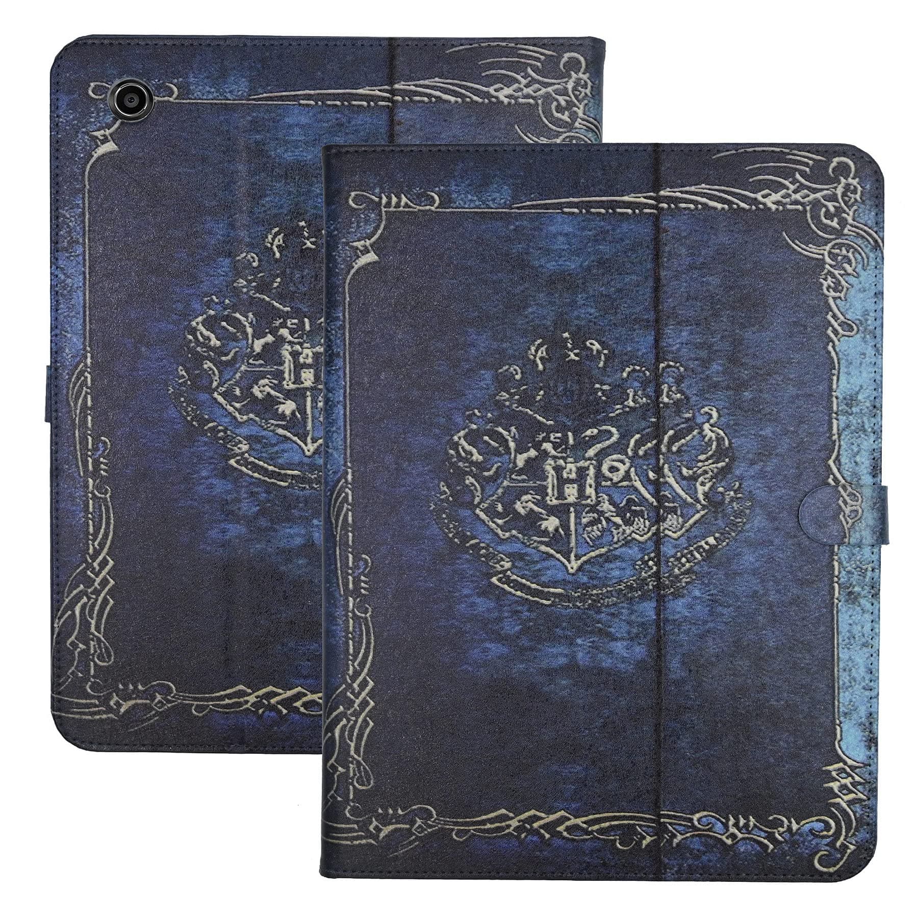 Case for iPad 6th/5th Generation 9.7 inch 2018/2017 Model, Diary Book PU Leather Folding Stand Shell Protective TPU Cover, Vintage Journal