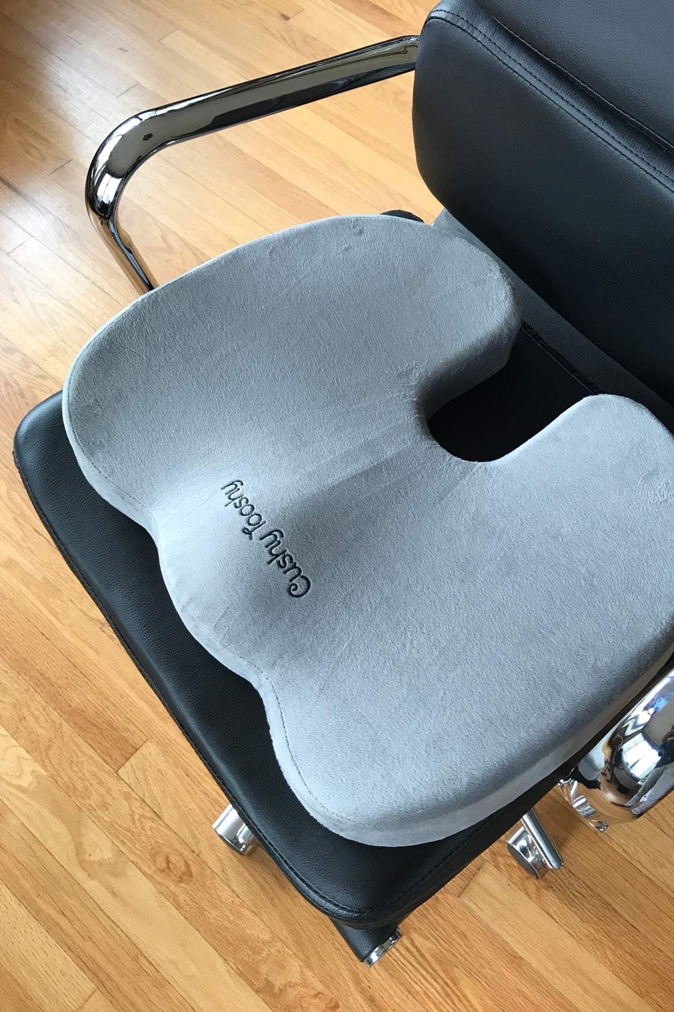 Coccyx Seat Cushion | Back Support, Tailbone and Sciatica Pain Relief & Prevention, Washable Cover