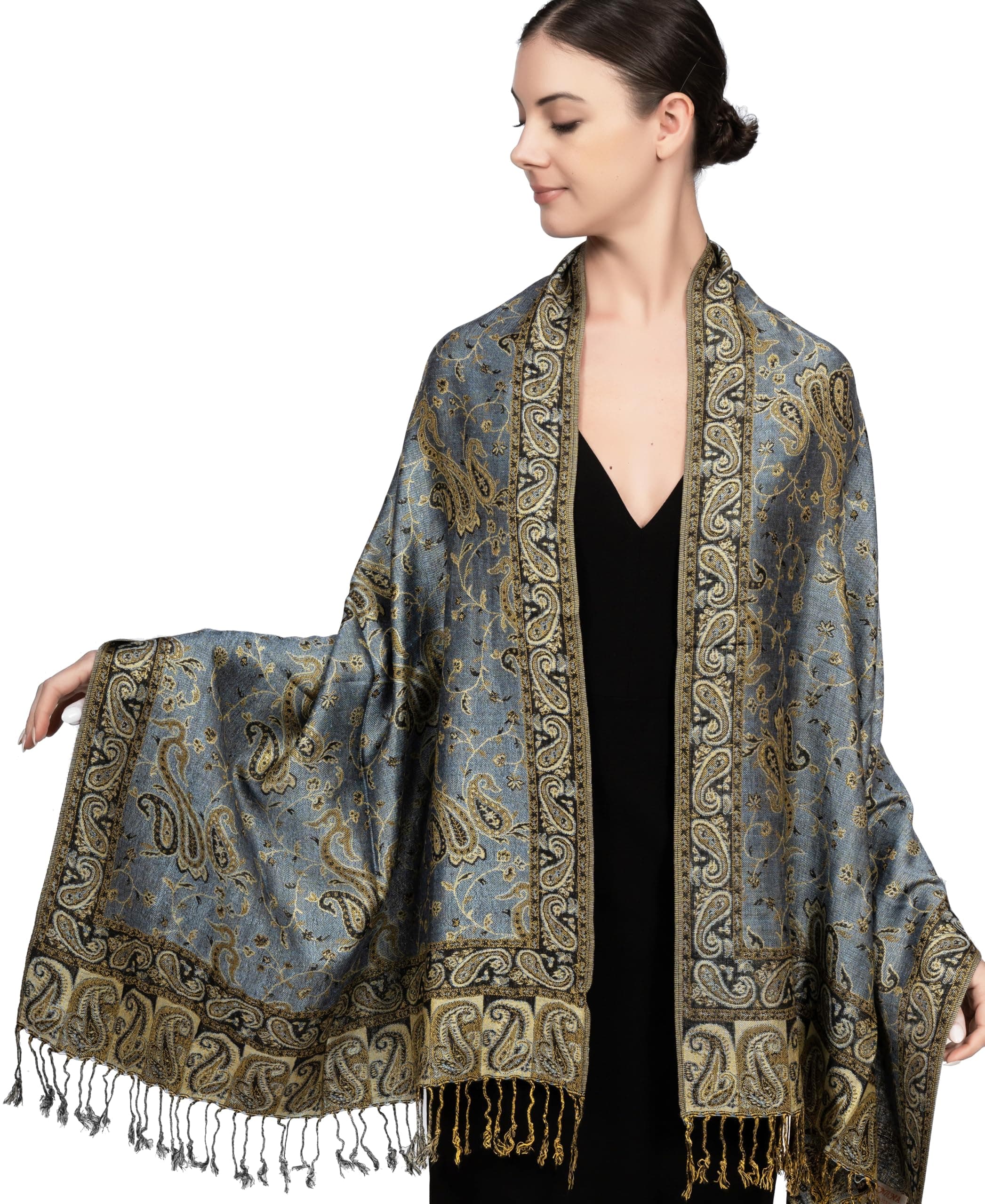 womens Bp-025 Pashmina Shawl