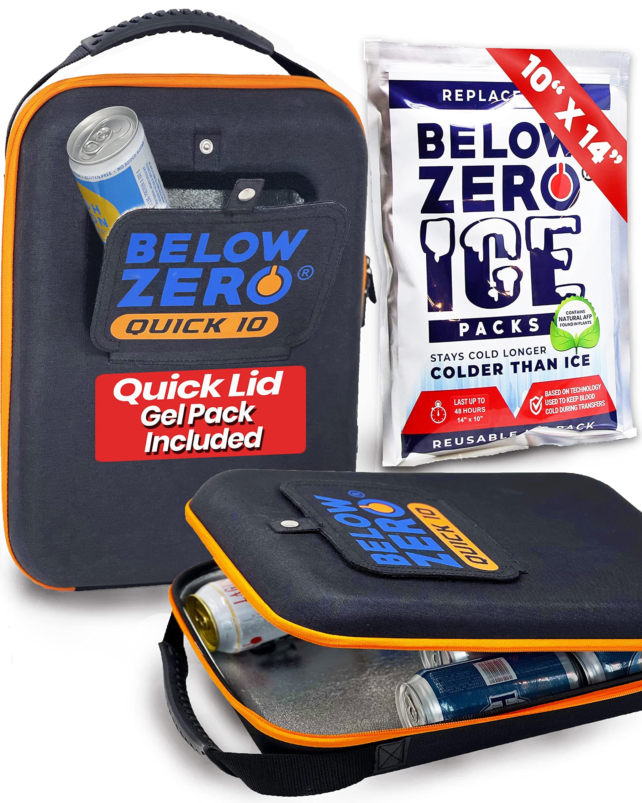 Tarli Cooler - Quick Access to 10 Cans. Carrying Case That Allows Quick Open Flap to Access Cans