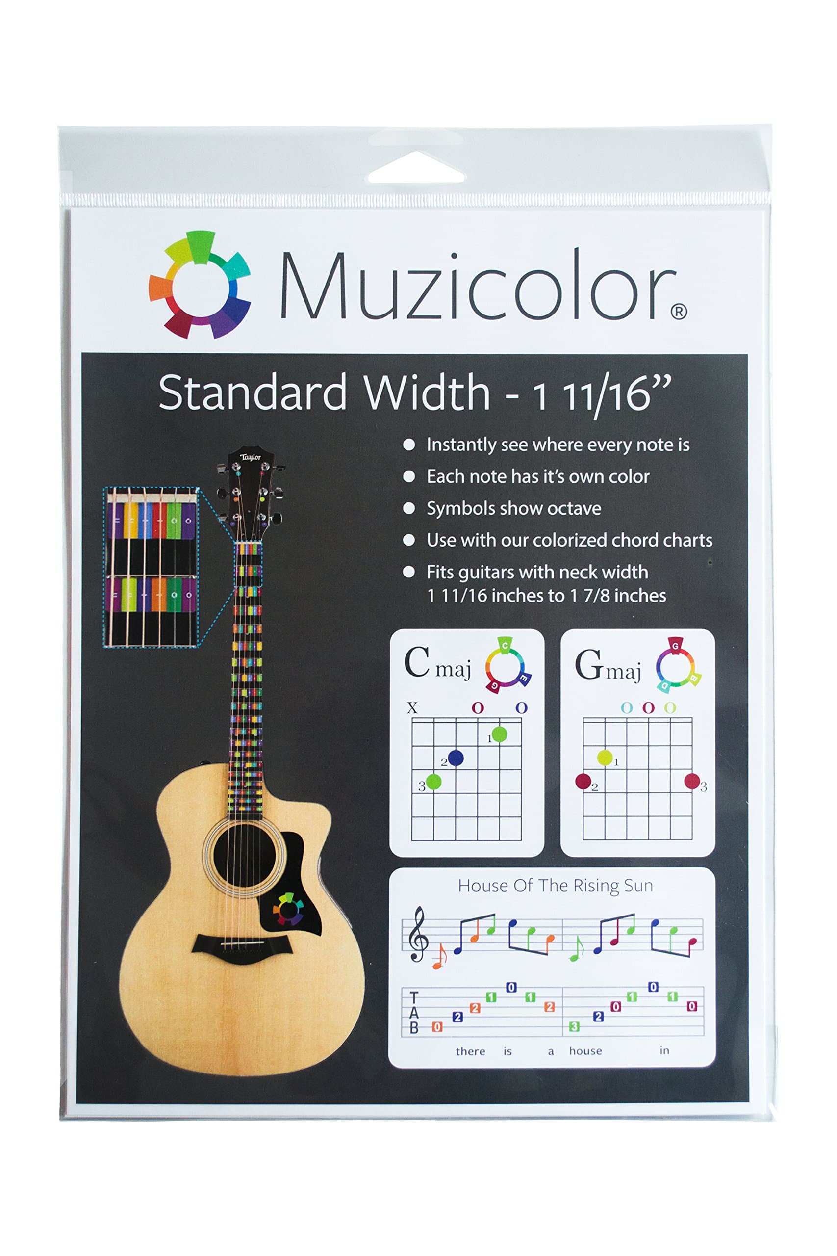 Muzicolor Color Fret Map