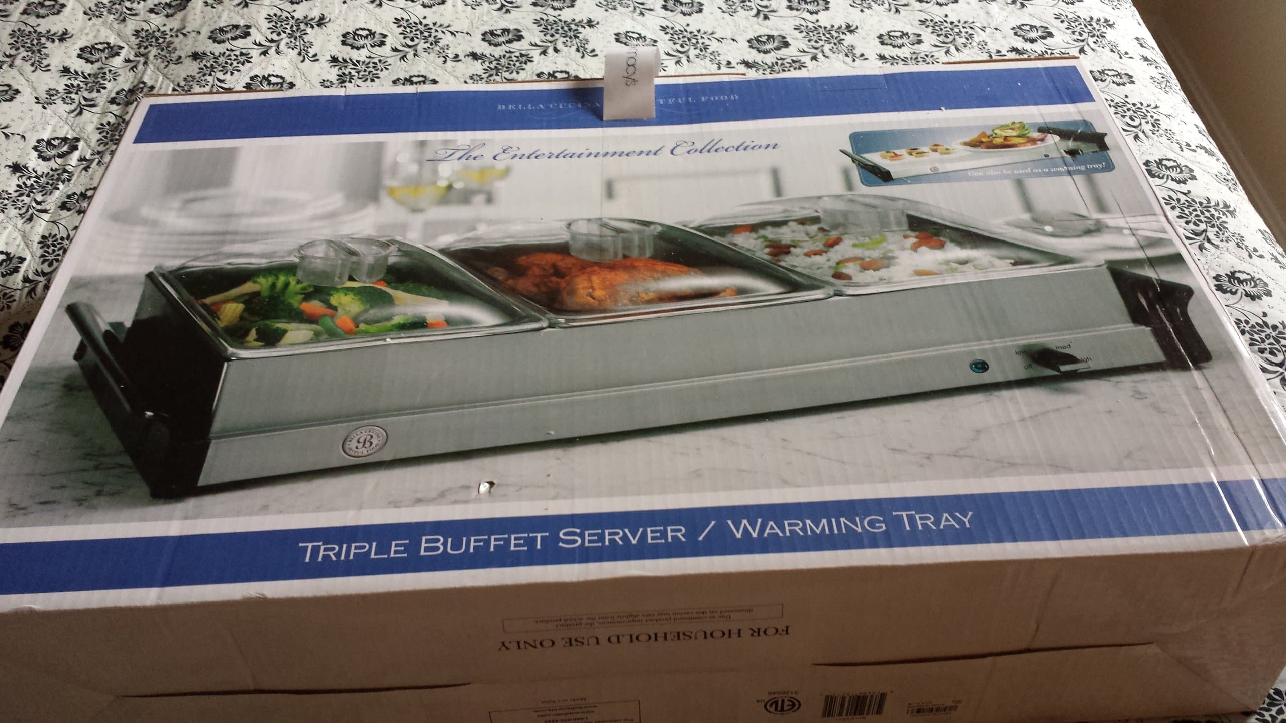 Sensio 13271 Bella Cucina Triple Buffet Server