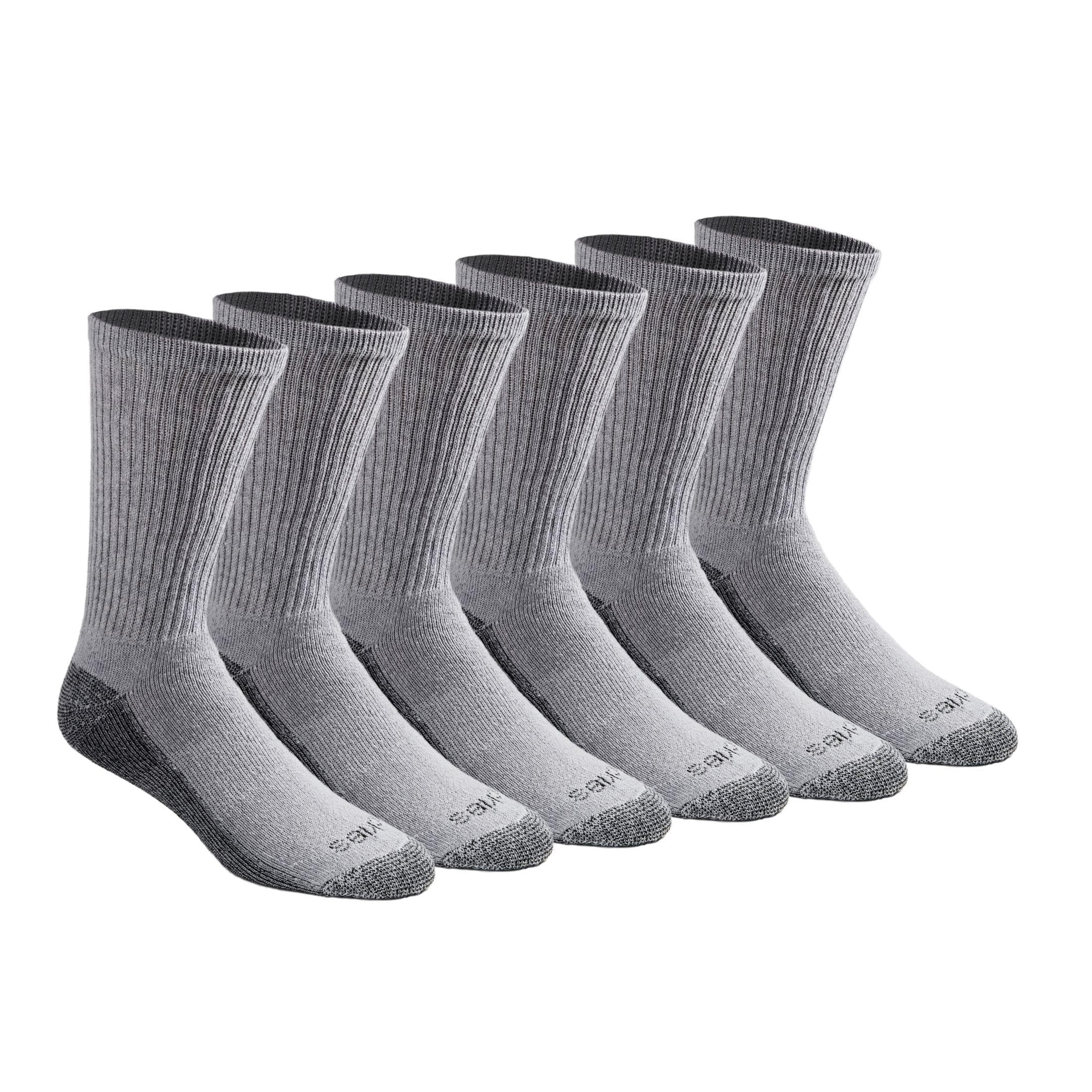 Men's Dri-Tech Original Moisture Control Crew Socks, Available in M-XXL (6, 12, 18 Pairs)