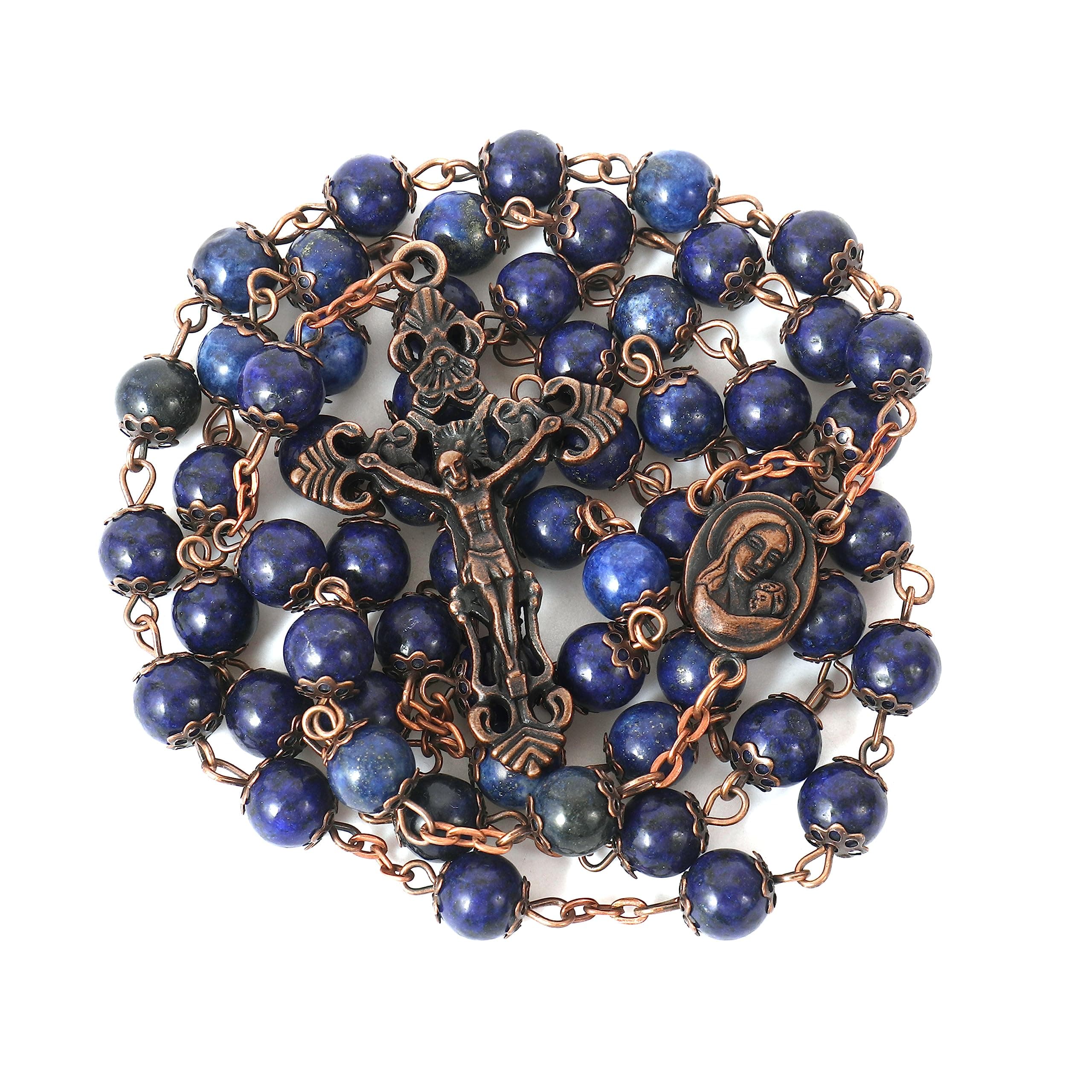 Black Obsidian Beads 8mm Rosary