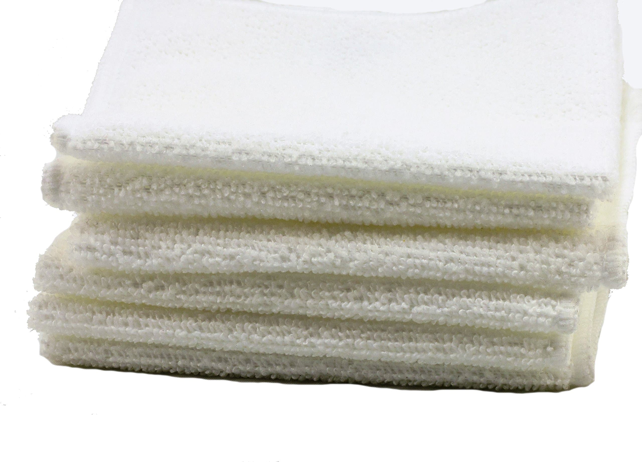 Kelmart Microfiber Cleaning Cloths 6 Pack (White)