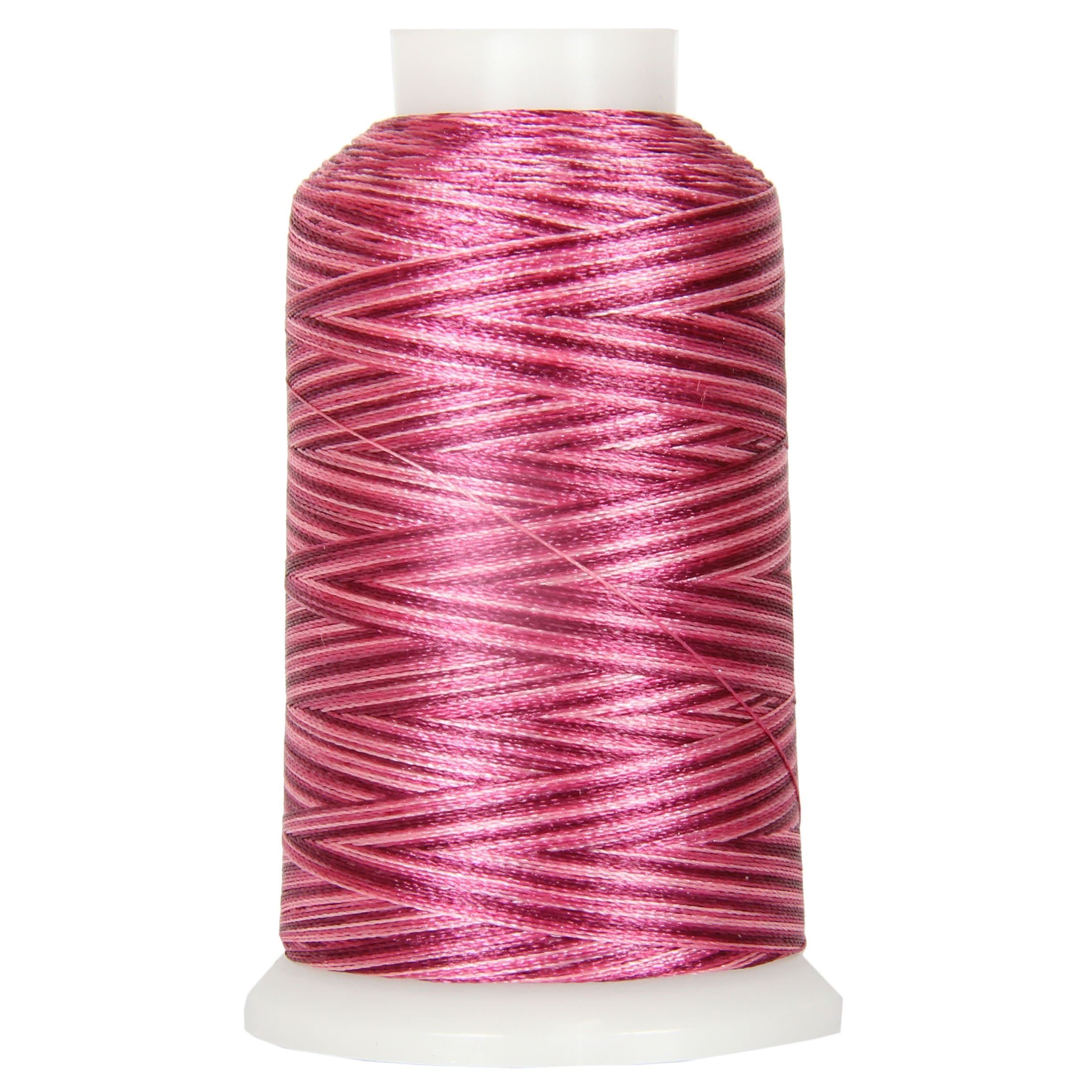 Threadart Variegated Polyester Embroidery Thread - 40wt - 1000m - 25 Colors Available - No. 14 - Wine Garden