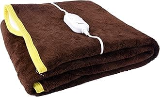 Warmland Polycotton 150 TC Electric Bed Warmer (Single_Brown)