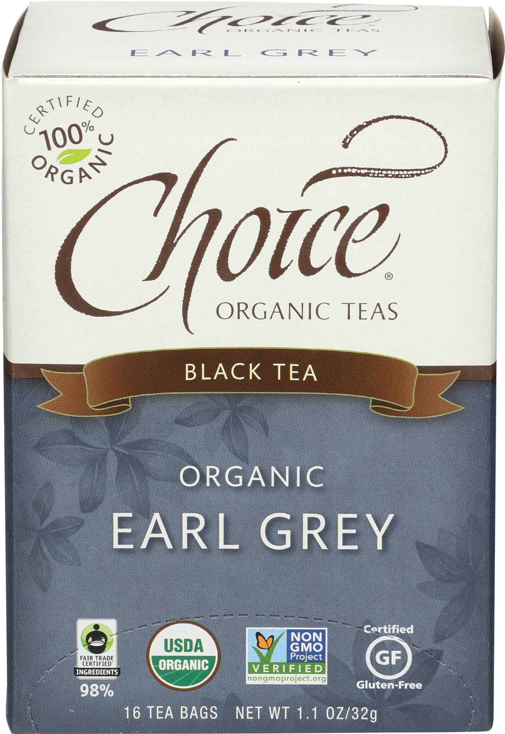 Choice Organic, Earl Grey Tea, 16 ct