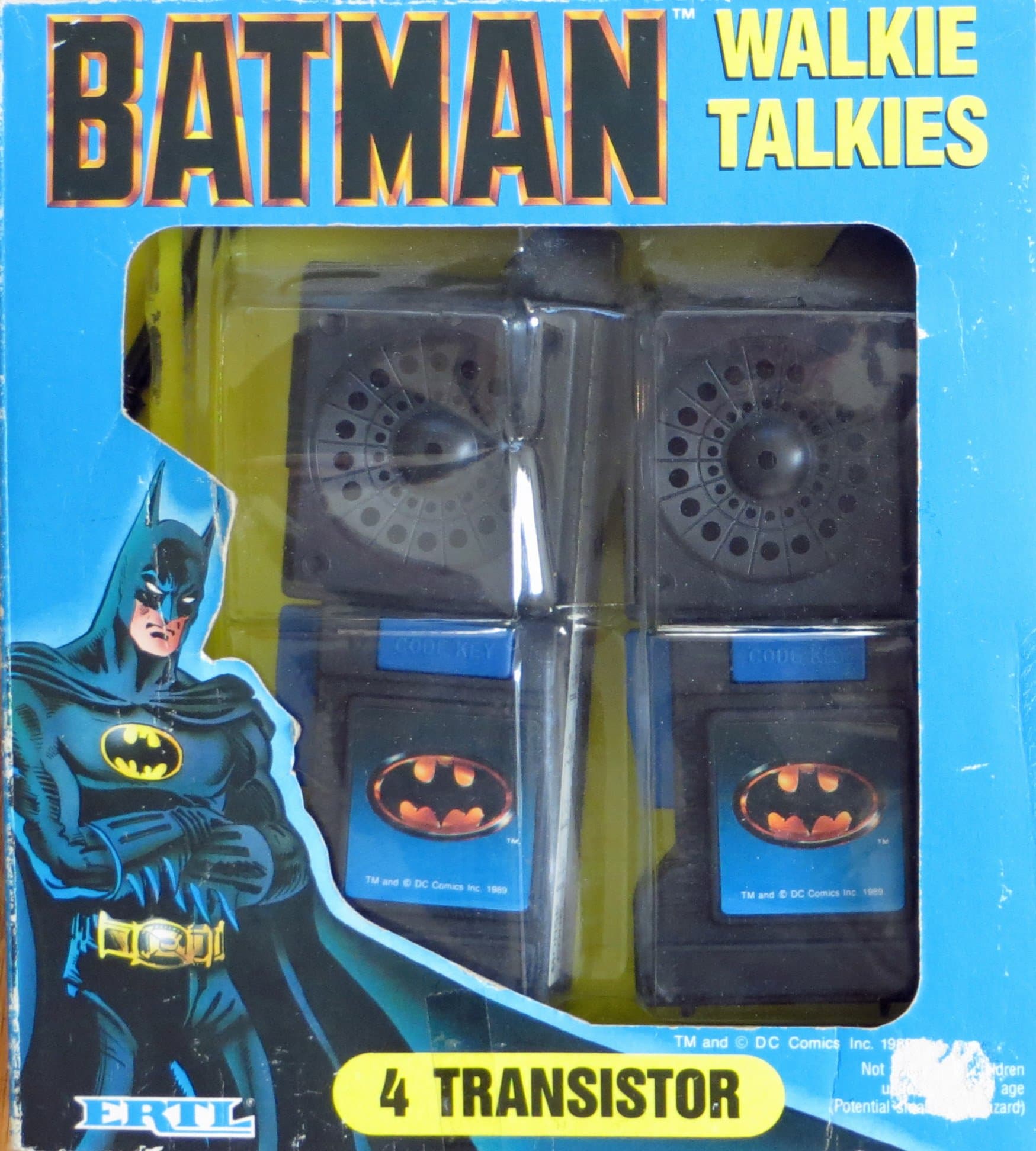 ERTL Batman Walkie Talkies: 4 Transistor