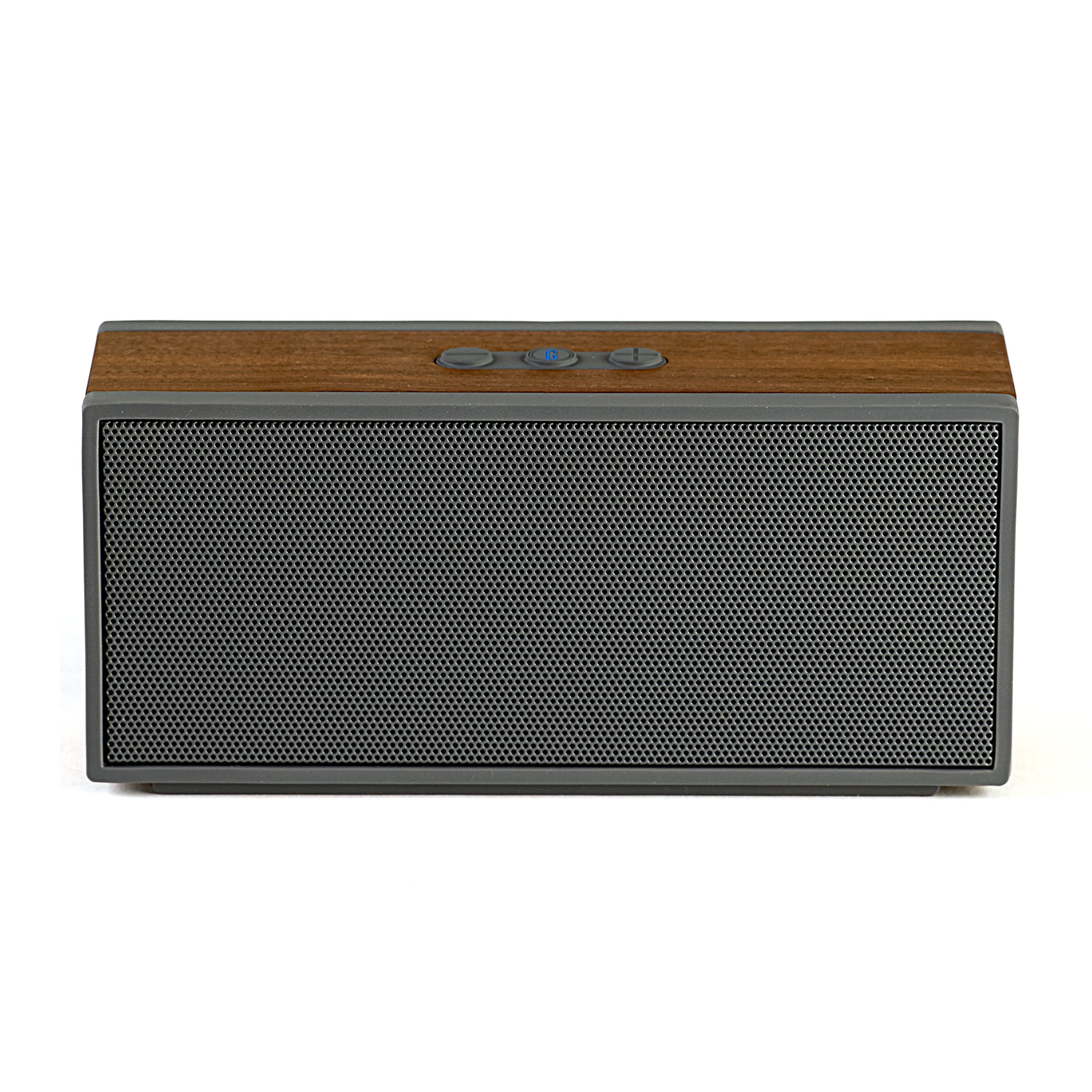 PWS.01 Packable Encased Bluetooth Wireless Speaker System with 8 Hour Rechargeable Battery (Walnut)