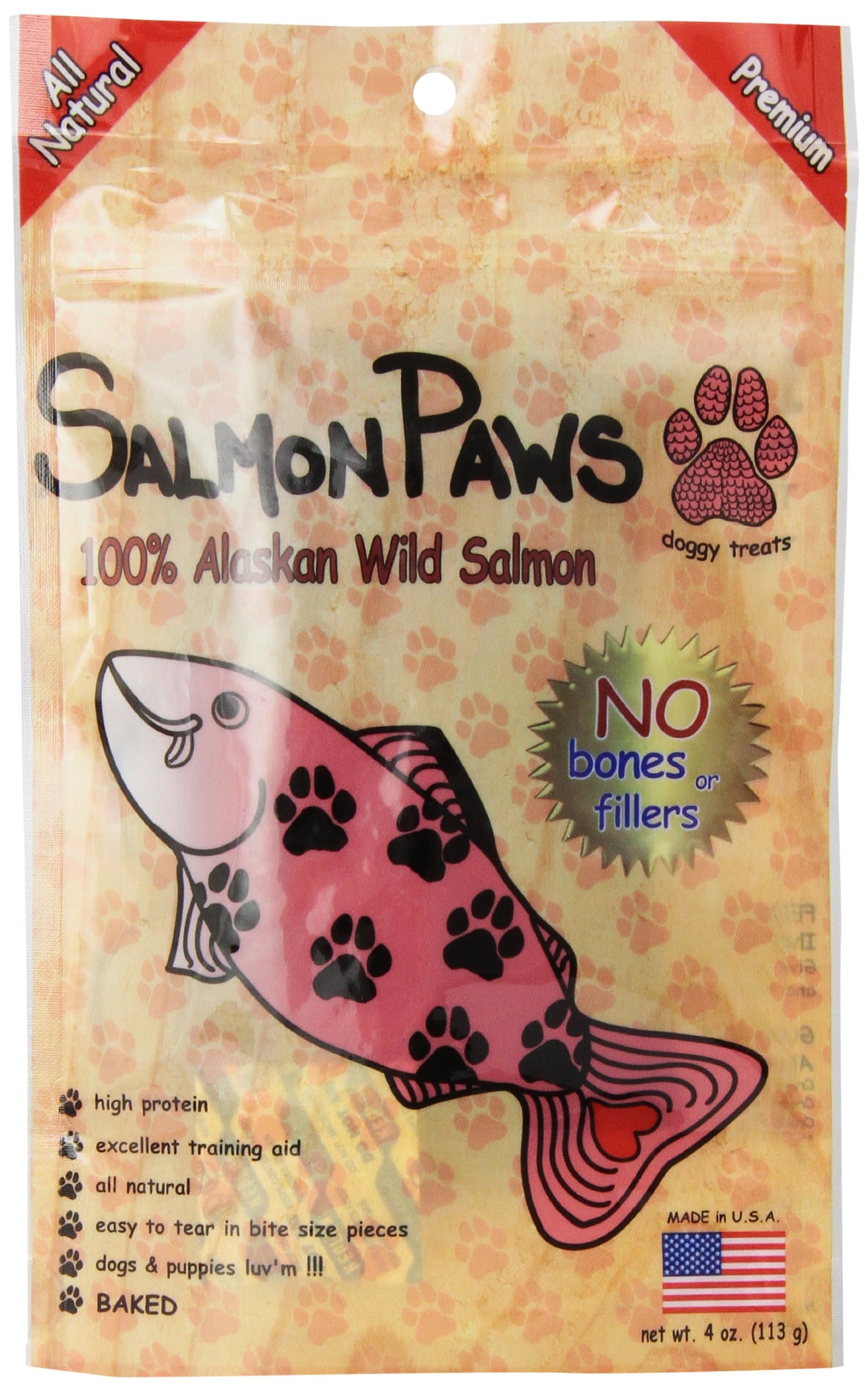 Salmon Jerky Treats, 4 Ounce
