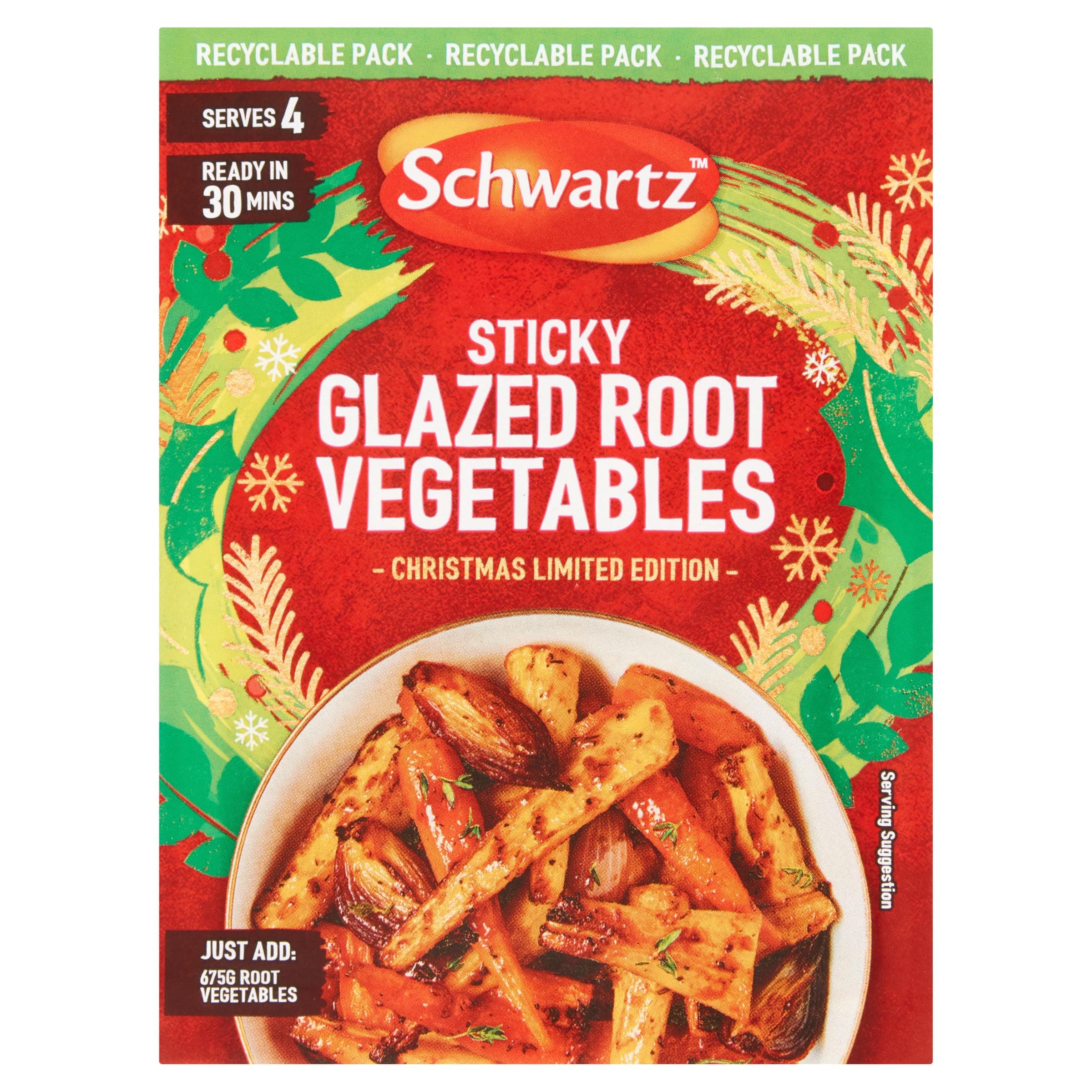 Sticky Glazed Root Vegetables Recipe Mix, 30g