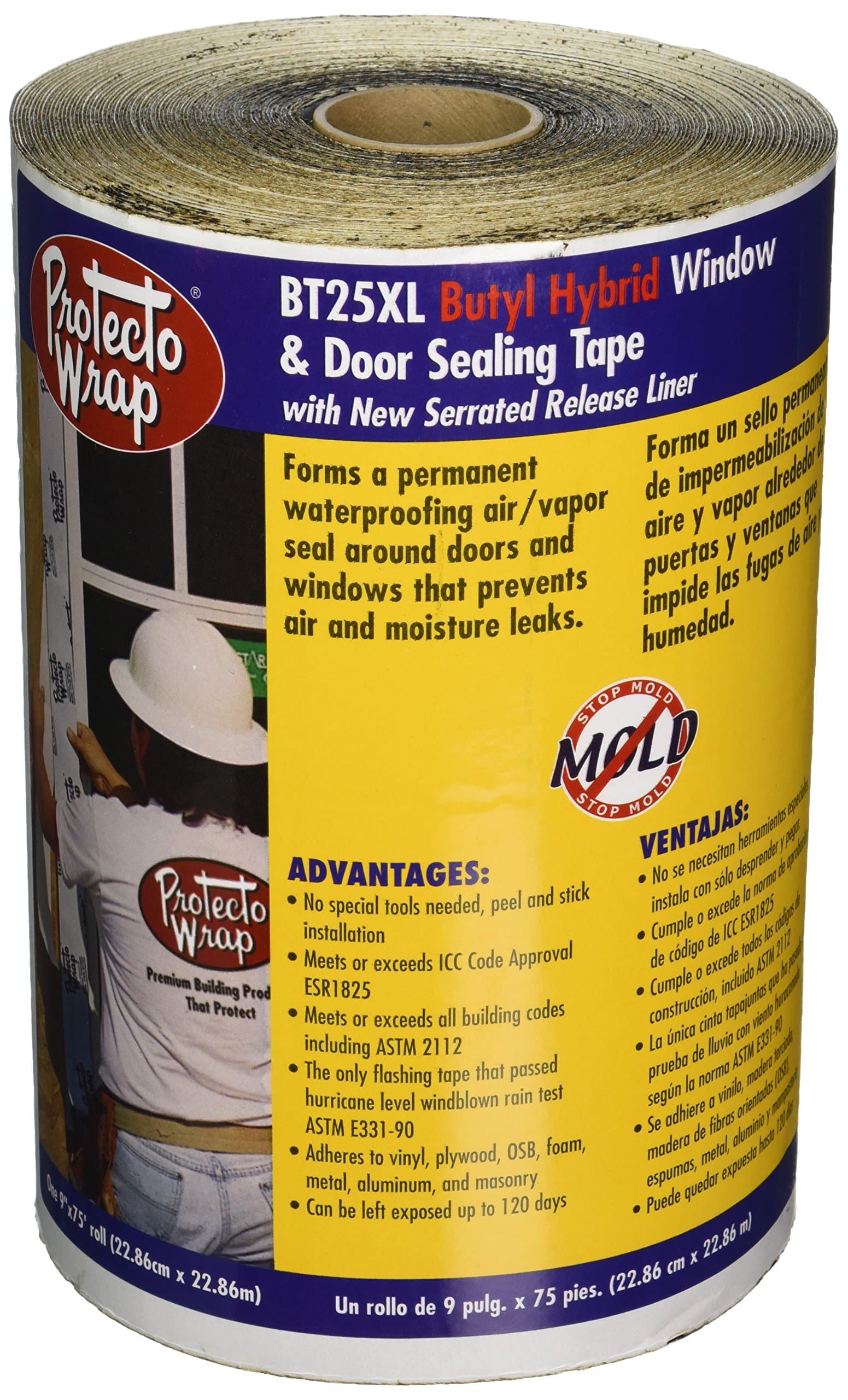 Window Flashing Tape, 9 x 75' by Protecto Wrap