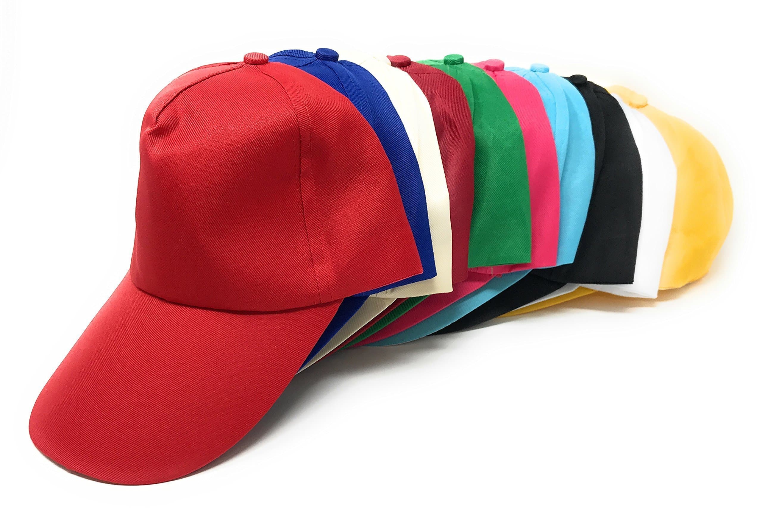 Sea View Treasures 50 Bulk Assorted Value Baseball Caps Hats (Teen and Adult Sized)