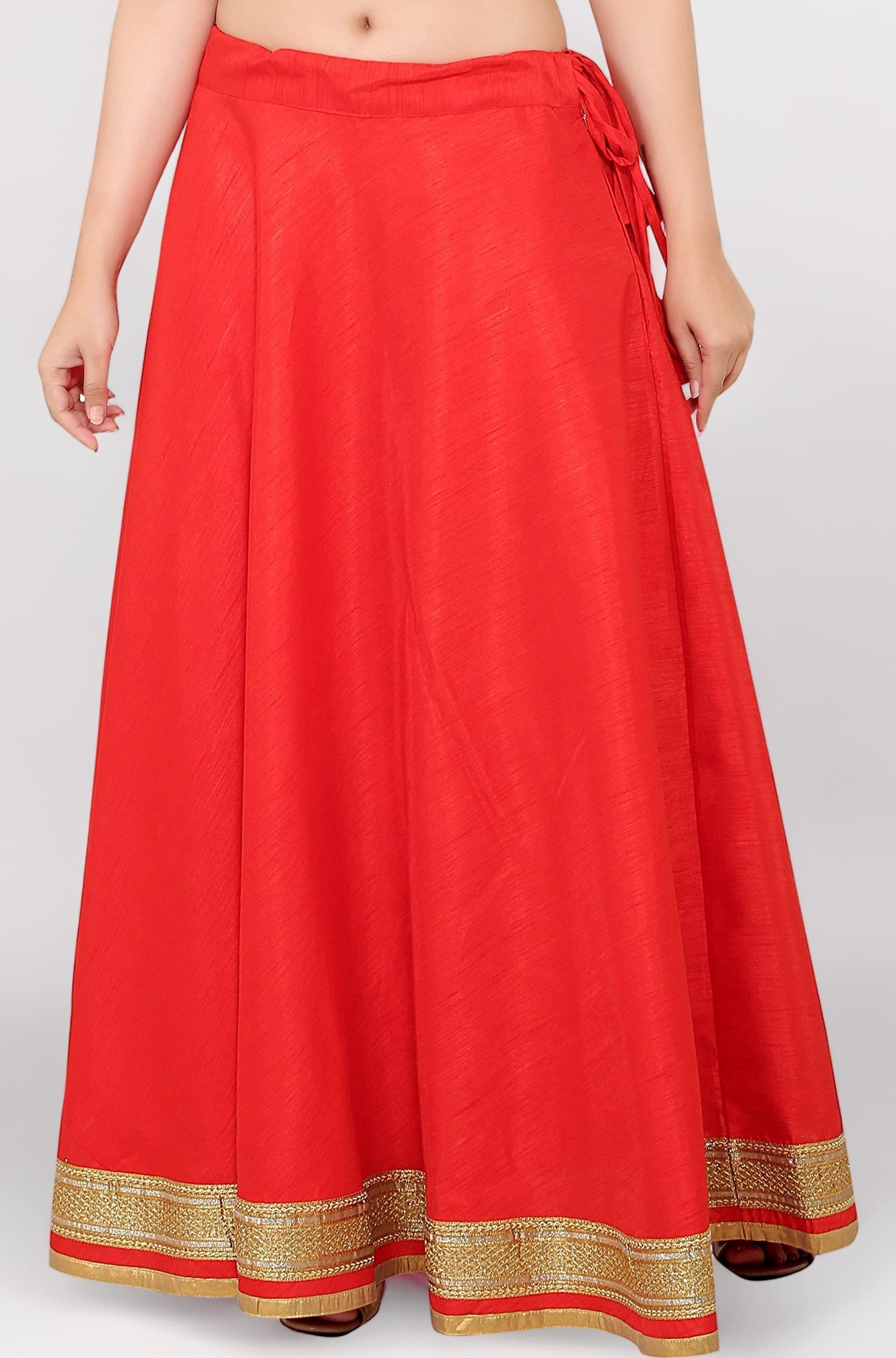 Studio Shringaar Women Polyester Lehenga Skirt