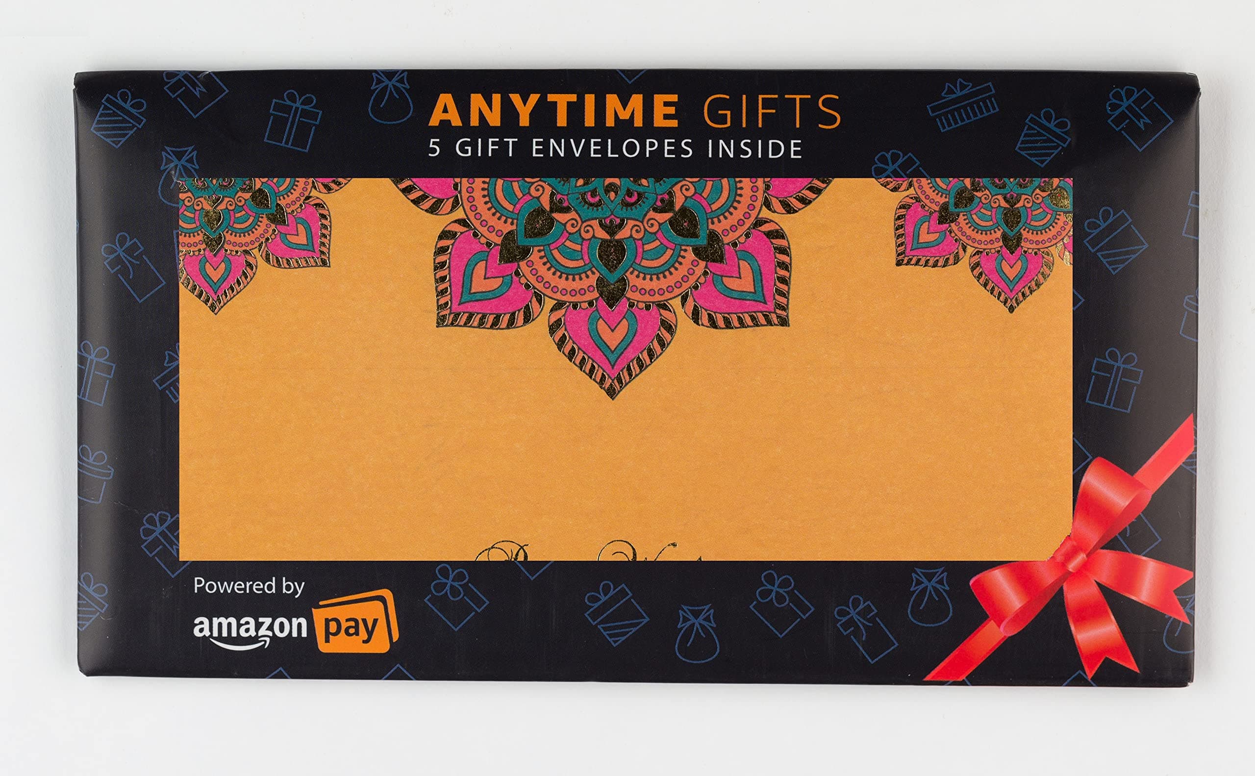 Amazon Pay Anytime Gifts - Pack of 5 envelopes (Zero value Gift cards)
