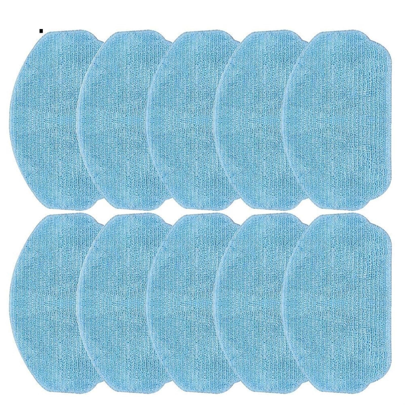 5/10 Pcs Microfiber Rags Cleaning Cloth, for EICOBOT, for BR150 Vacuum Cleaner Robot Dry And Wet Usage Mop Cloths Pad Floor Cleaning Robot Mop Refill Pads(10 PACK)