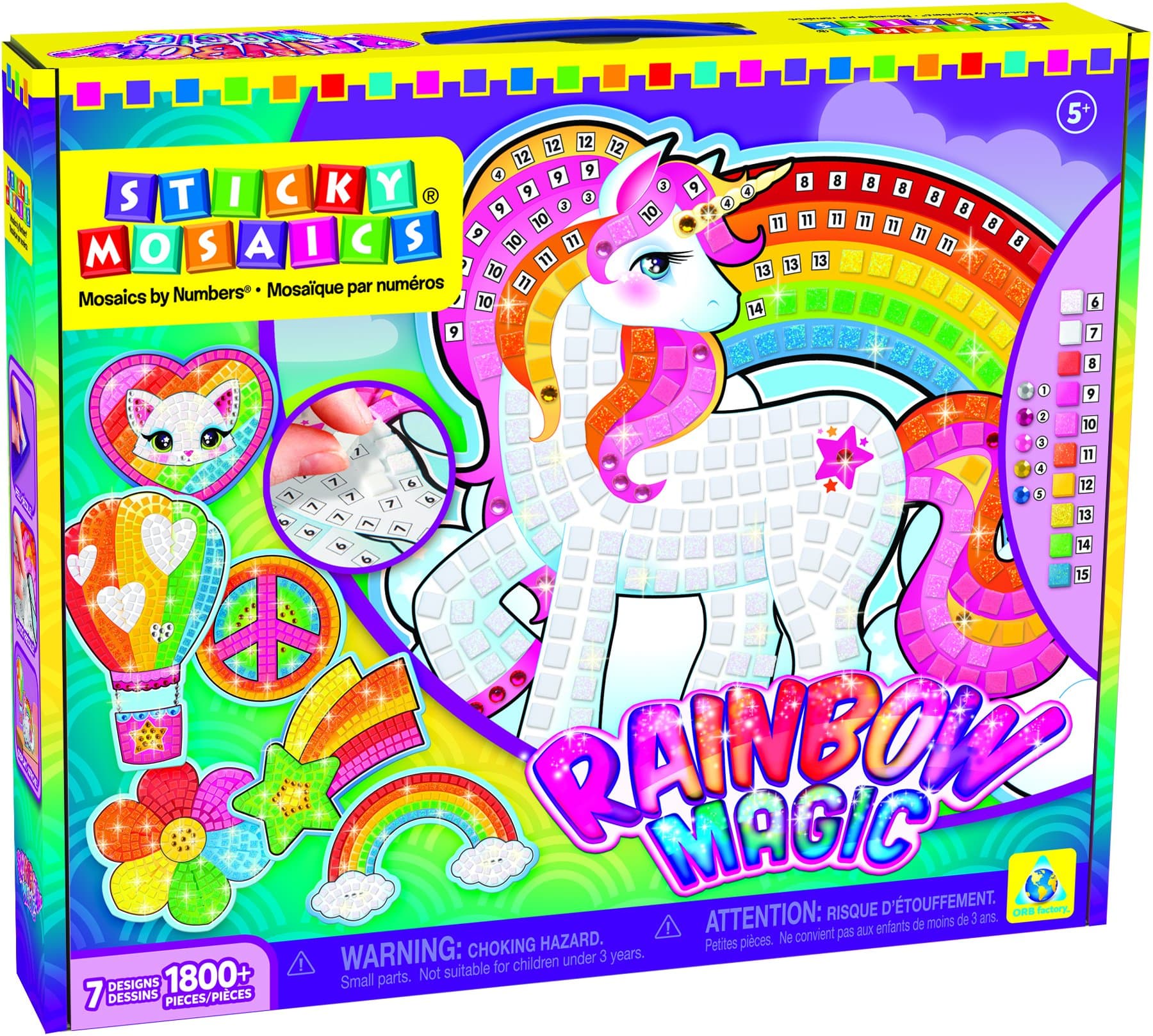 Orb Factory Sticky Mosaics Rainbow Magic Kit