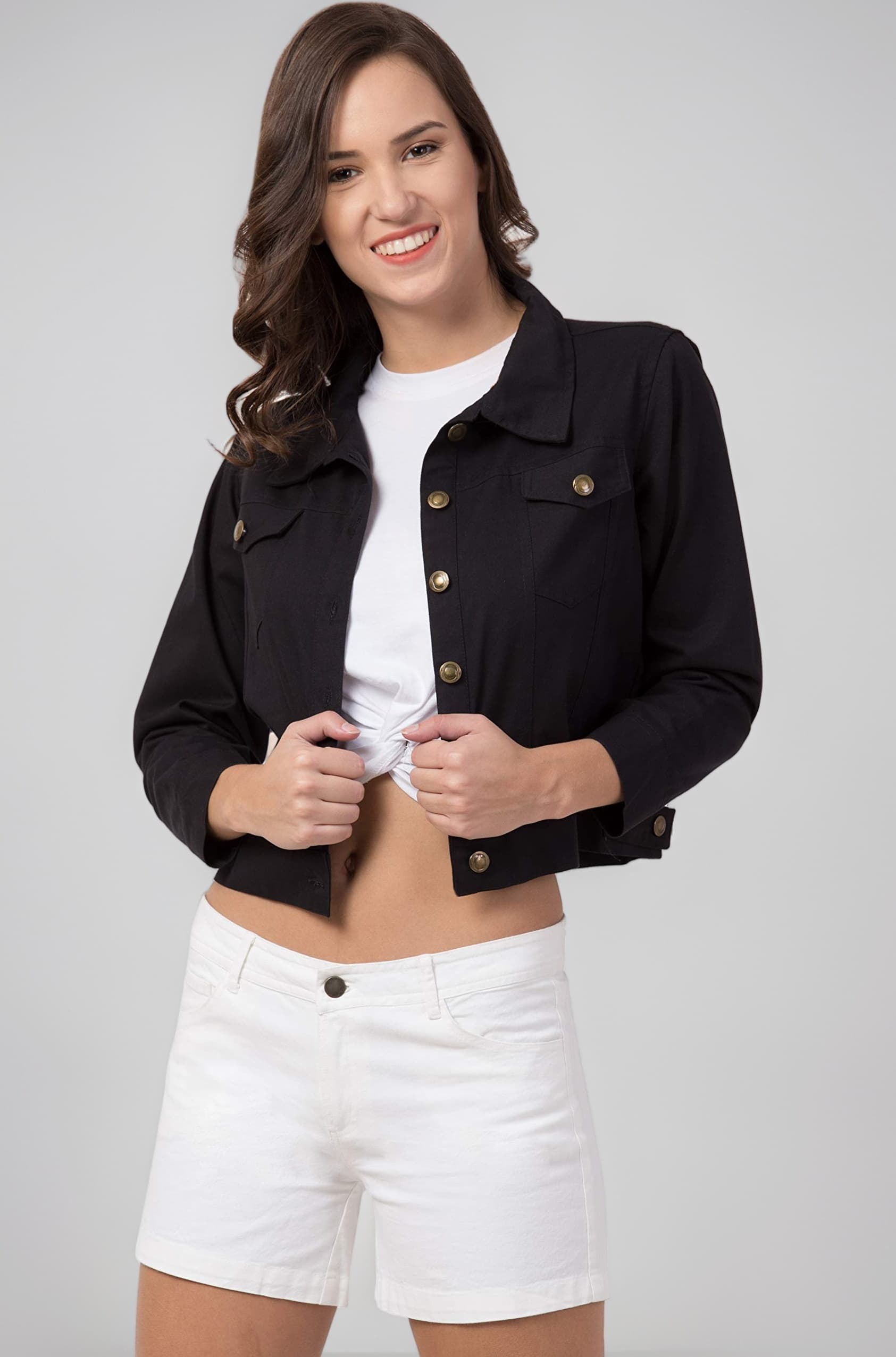 Men's Denim Blend Standard Length Jacket