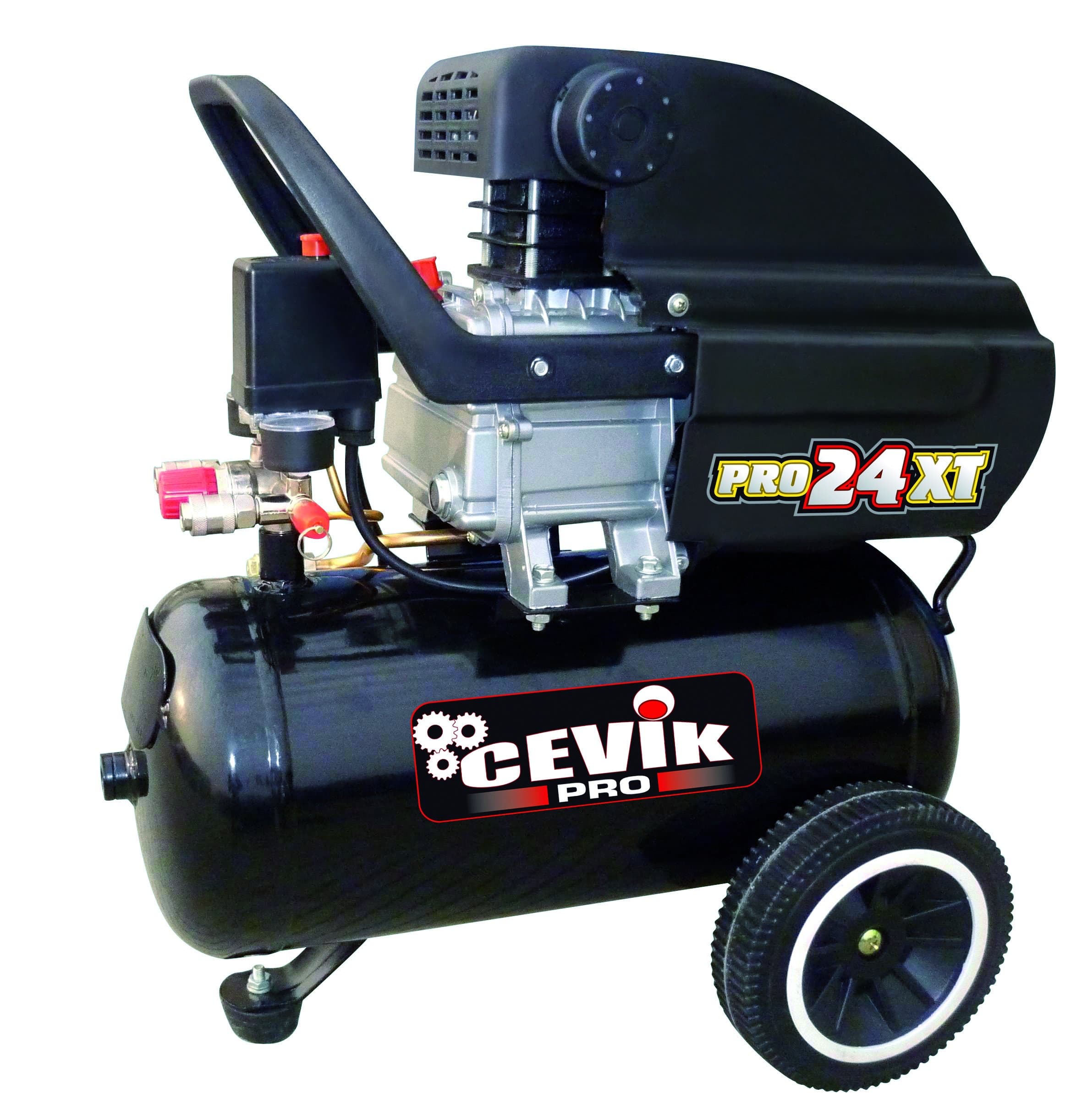 cevik ca-pro24 X T – Monoblock Portable 230 V- 2,5hp- 24 LT.-8 Bar- 205 lt./Min.