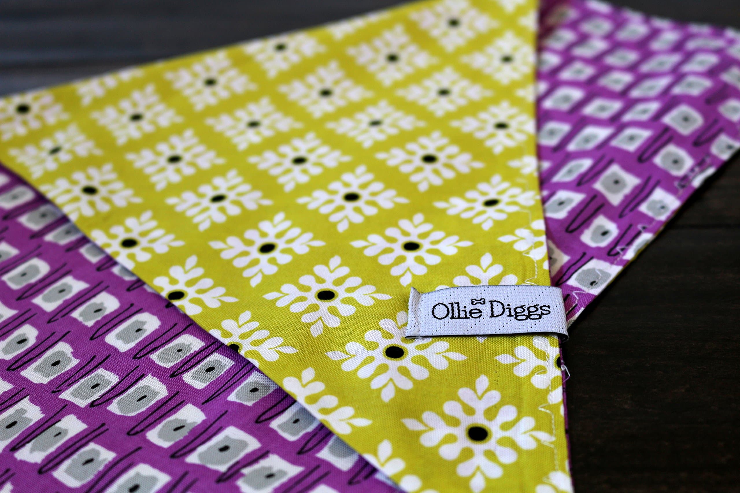 Ollie Diggs Dog Bandanas