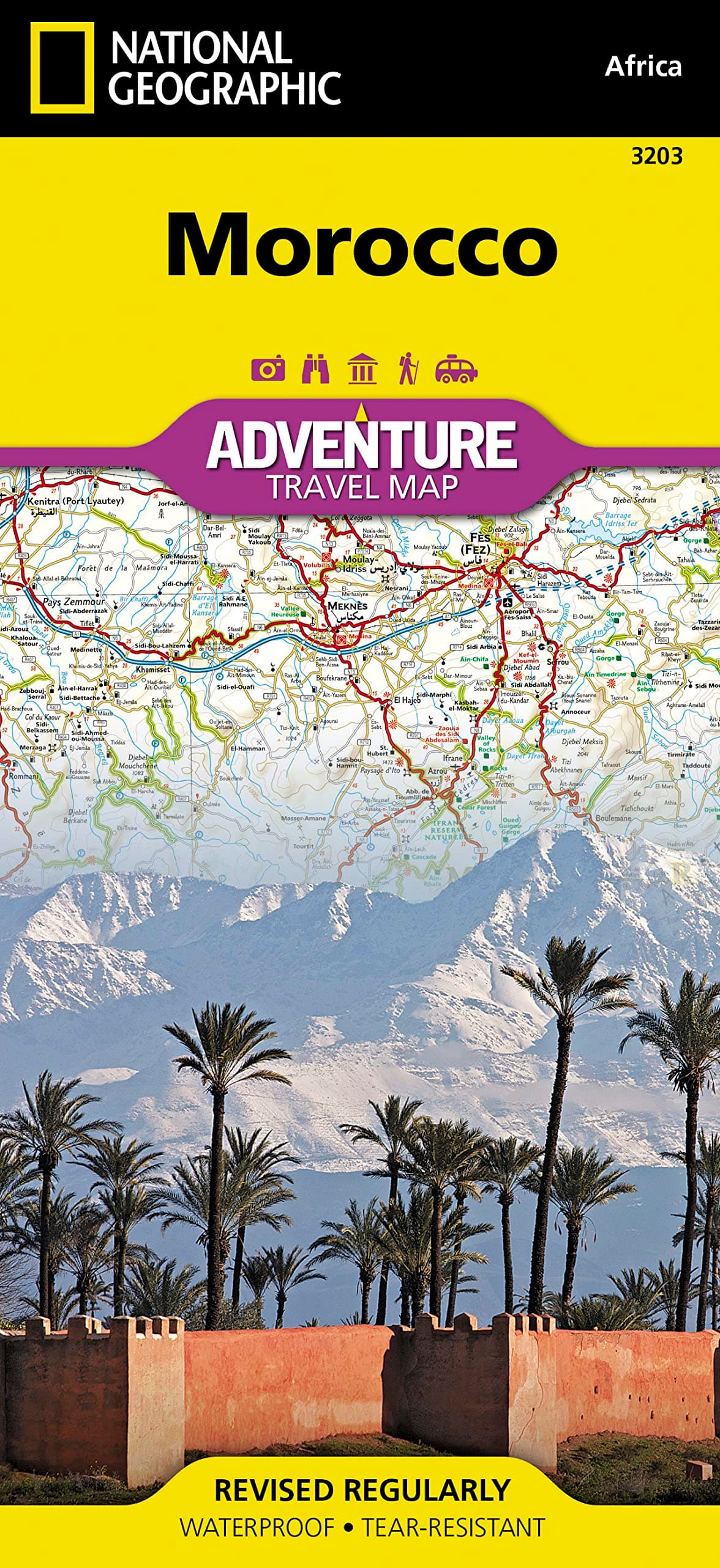 Morocco Map (National Geographic Adventure Map, 3203)