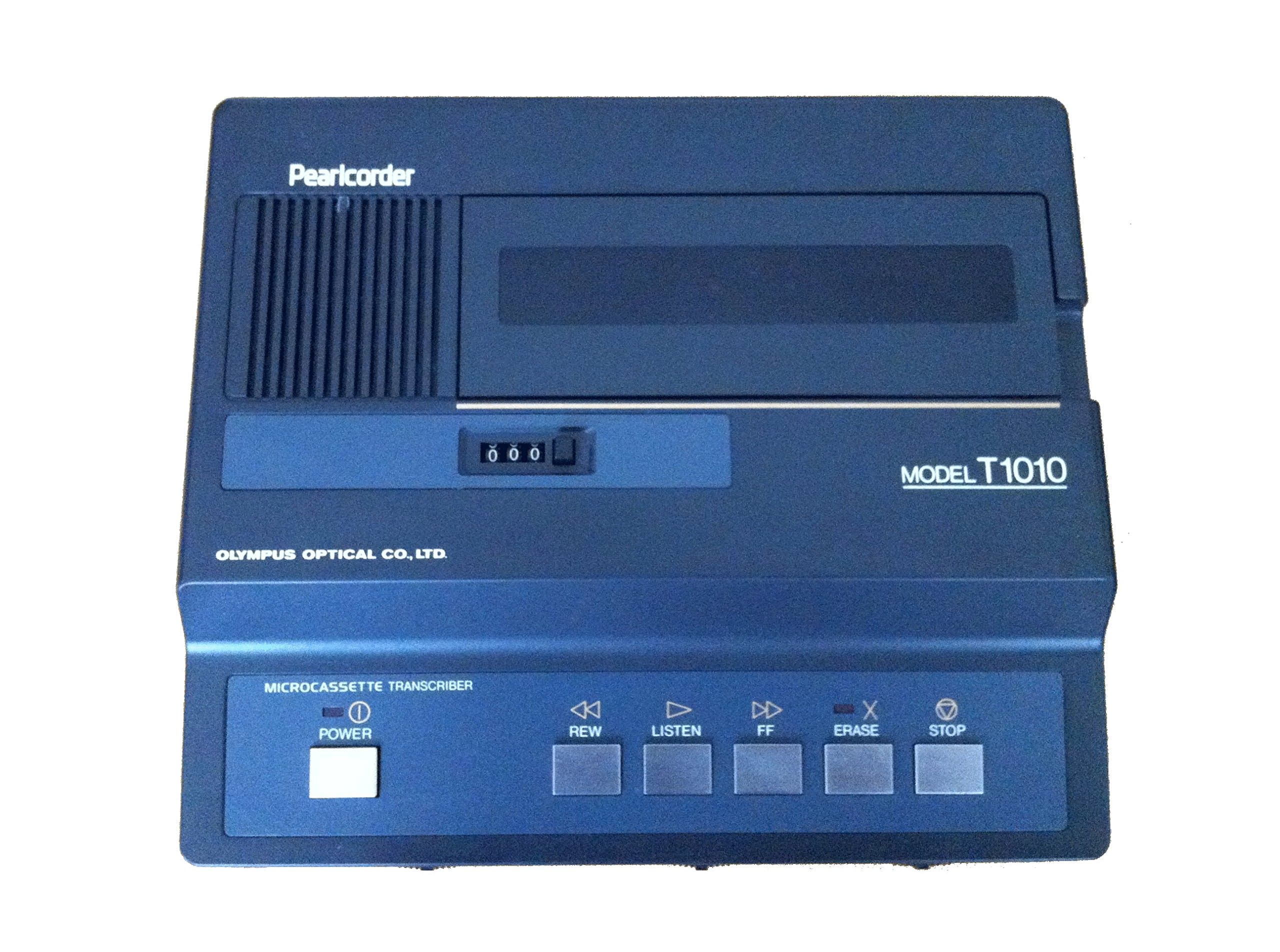 Olympus Pearlcorder Transcriber Transcription Machine Microcassette T1010