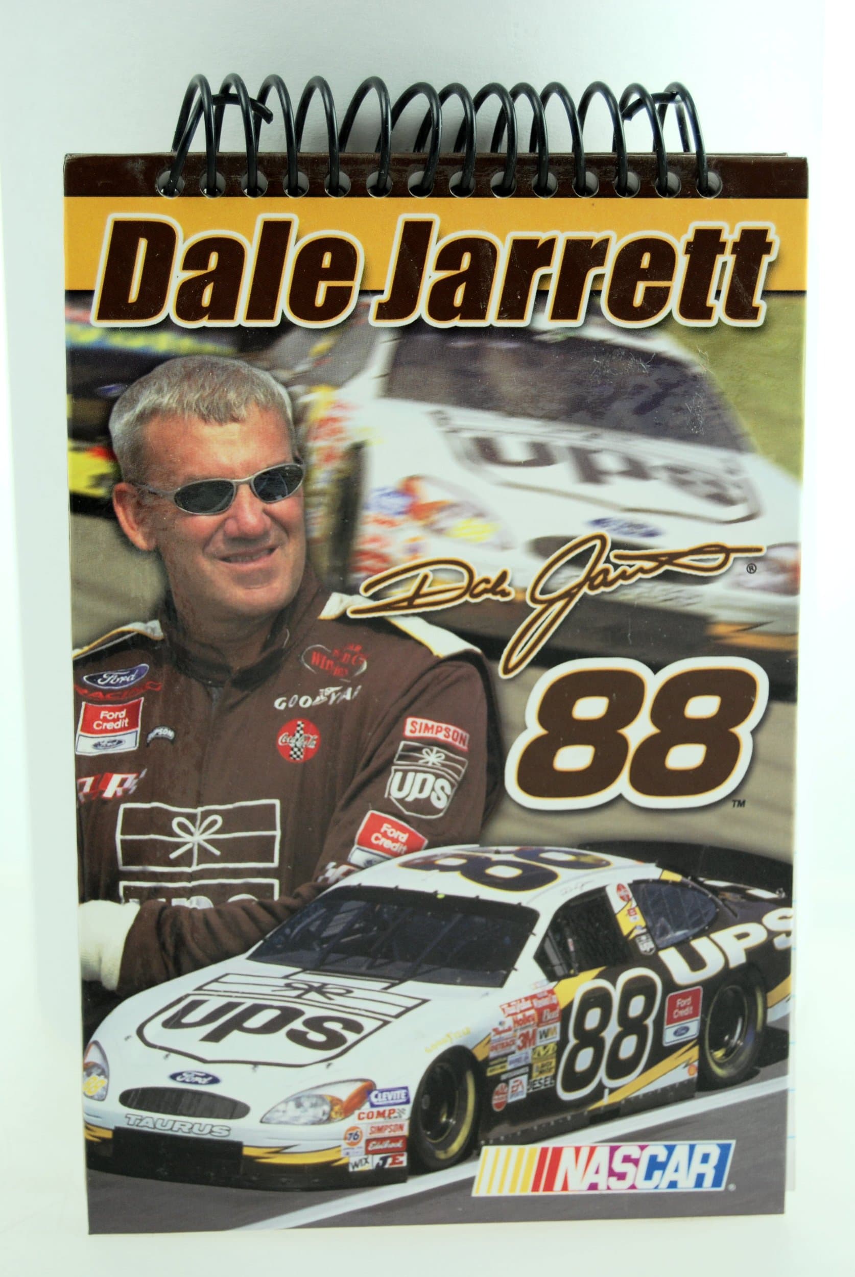 2003 - Martin Designs - Dale Jarrett #88 - Sprial Bound Notebook - Lined Paper - 7x4.5 - Limited Edition - Collectible Toy