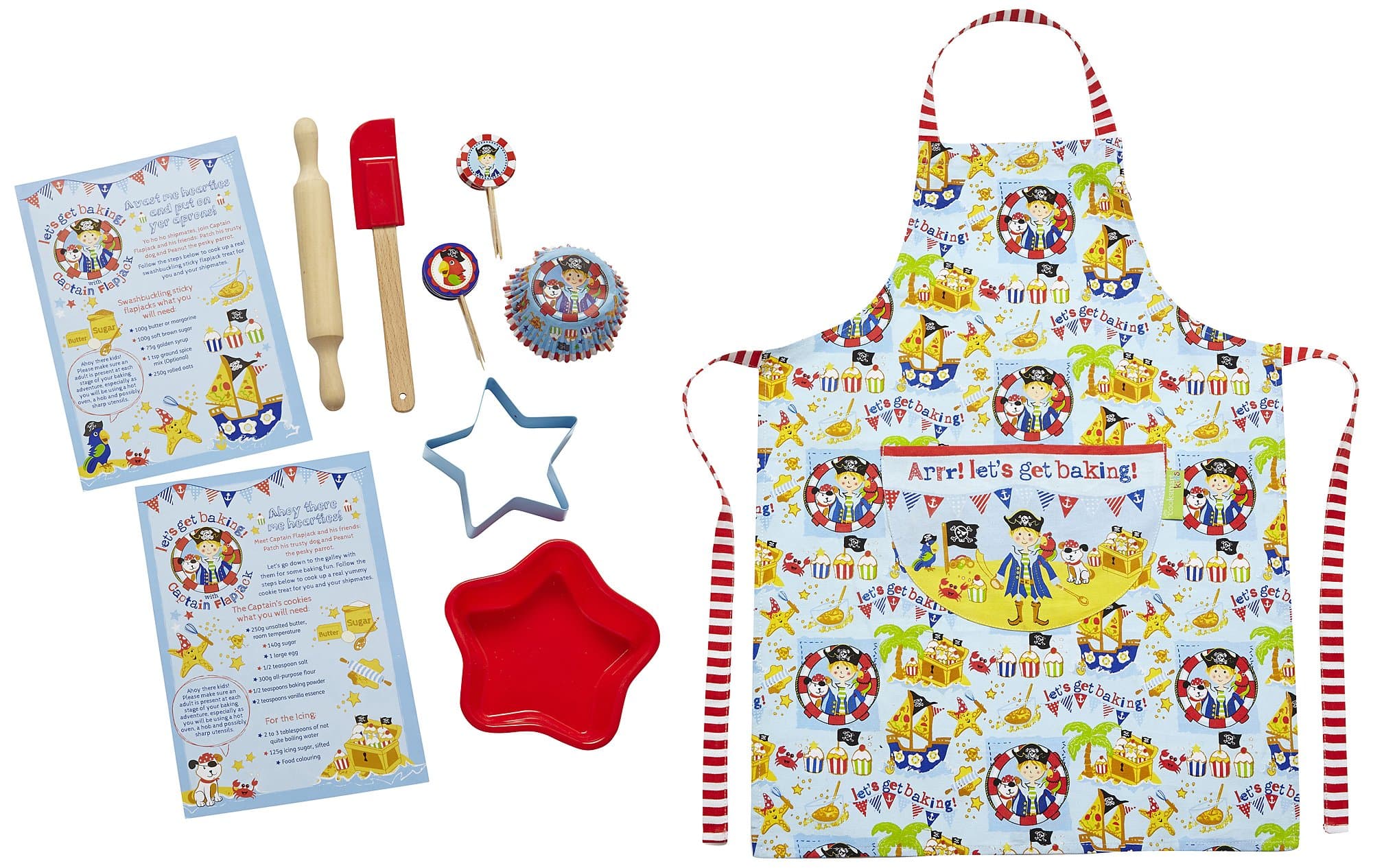 Cooksmart Kids Captain Flapjack Baking Set