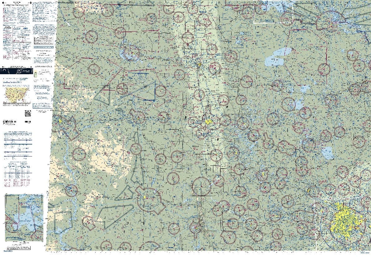 FAA Chart: VFR Sectional Twin Cities STC (Current Edition)