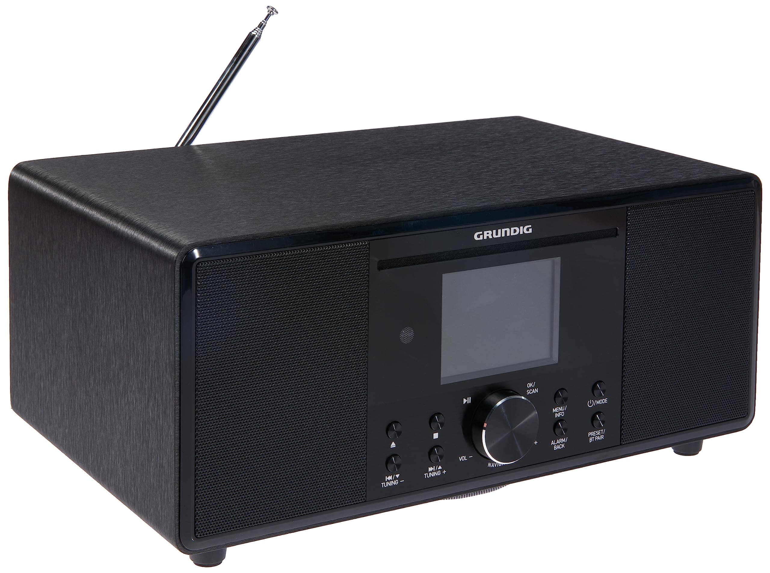 GRUNDIG DTR 7000 BT DAB WEB CD player Portable CD player Black