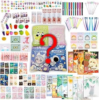 Stationery Blind Bag, Back to School Gifts for Kids, Surprise Blind Box Gifts for Christmas, Birthday, Children's Day, New Year, End of Year Student, Classroom Rewards Prizes