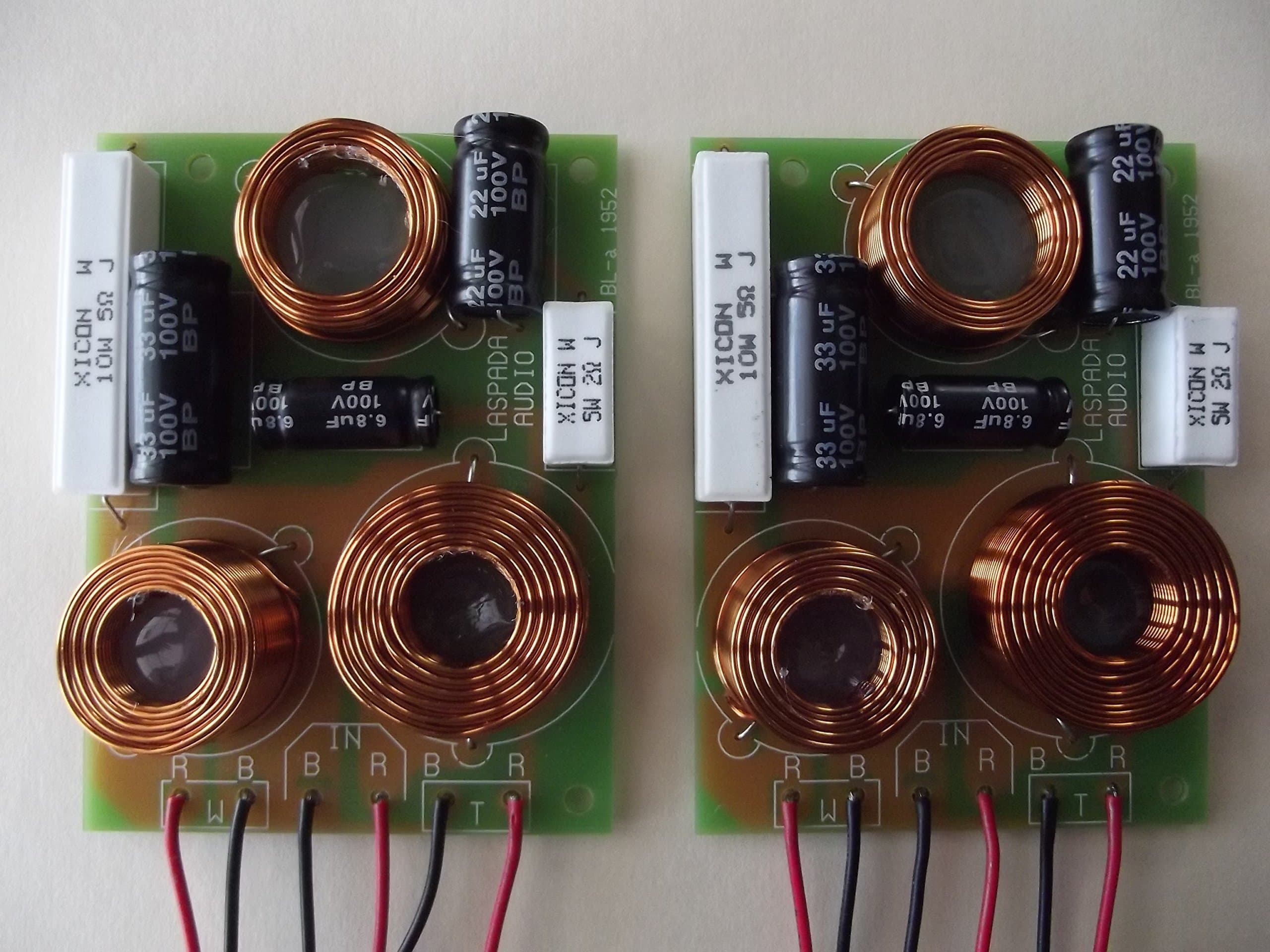 LASPADA Audio Professional 2 Way Audio CROSSOVERS Pair