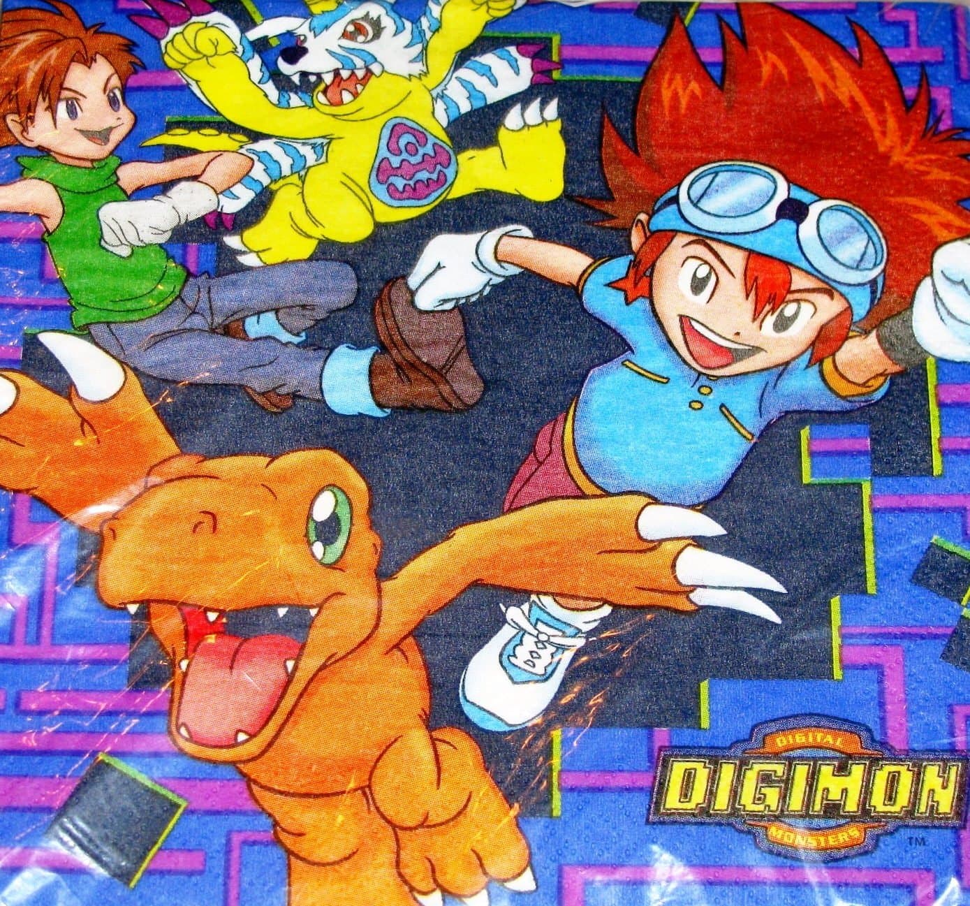 Digital Digimon Monsters Lunch Napkins (16 Count)