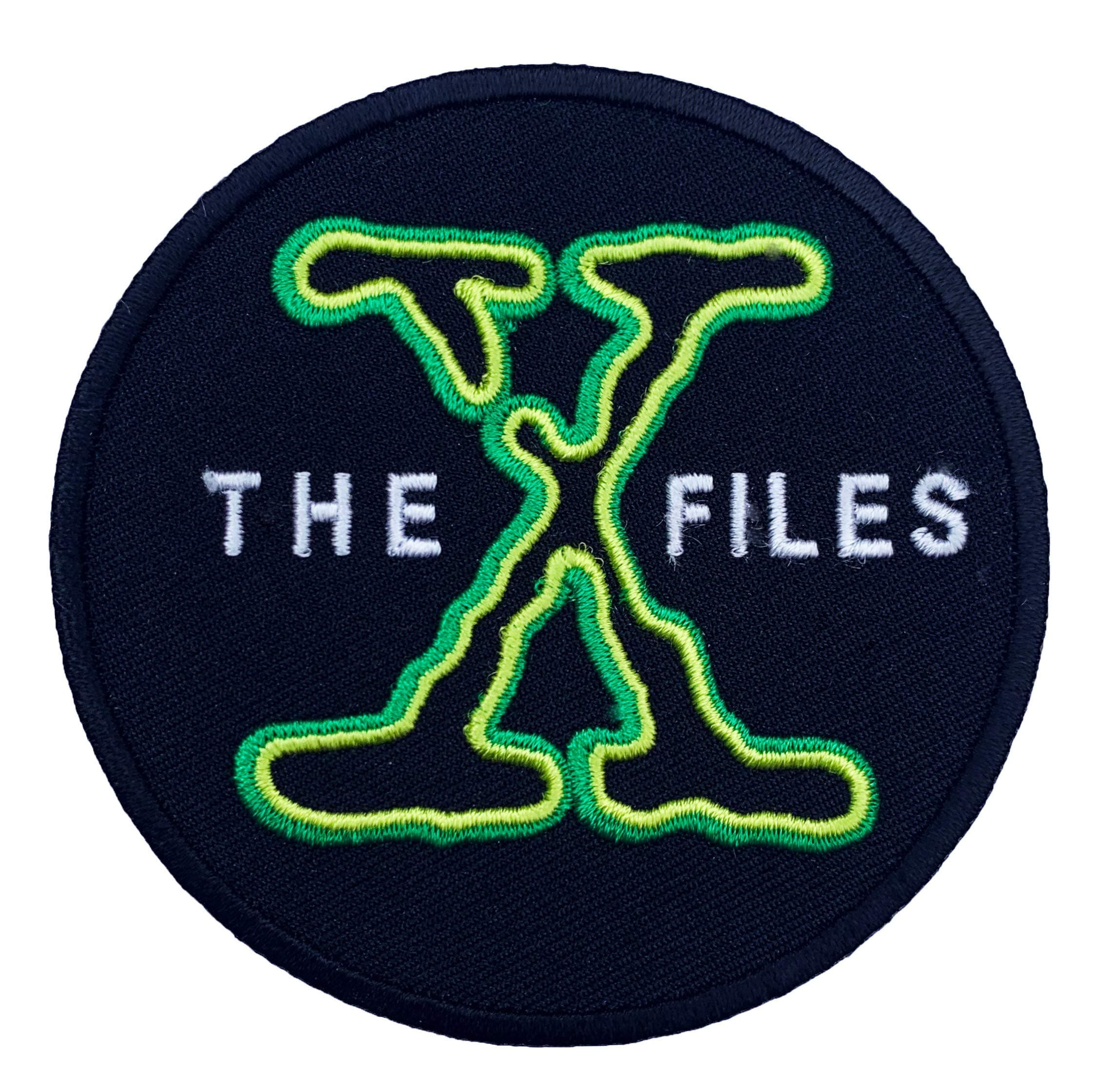 The X-Files Patch (8 cm) Embroidered Iron or Sew Badge XFiles Retro Souvenir DIY Costume X-Files Poster Alien I Want to Believe ET Aliens