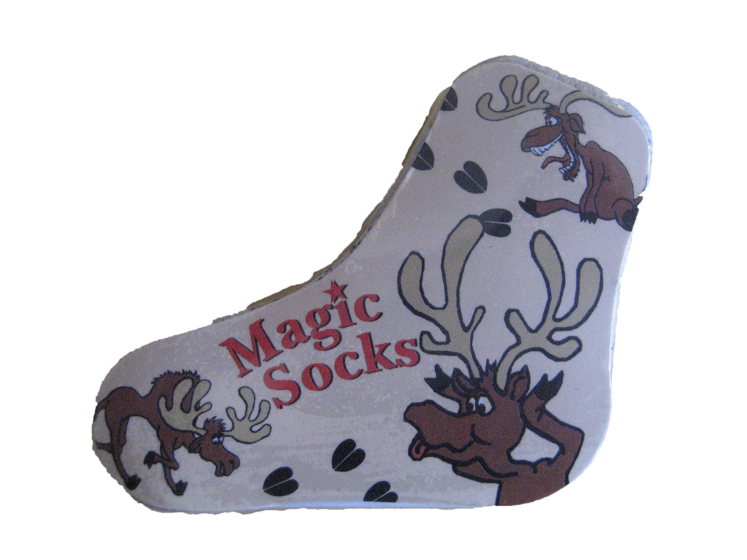 Magic Socks Adult Moose Design (Beige)