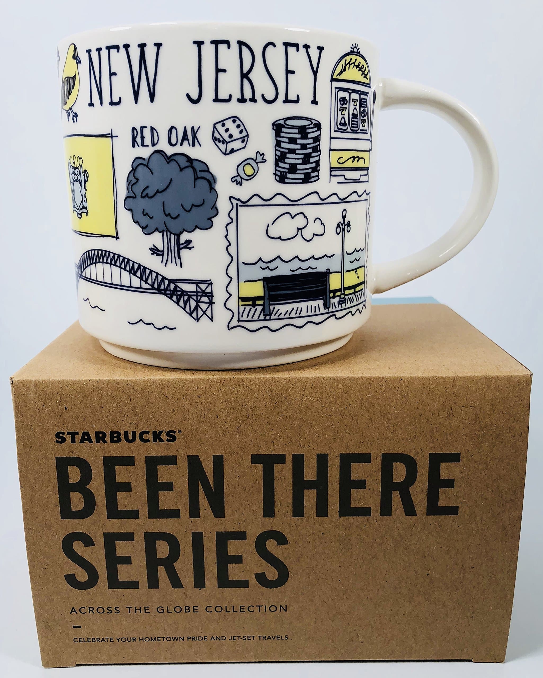 Been There Series New Jersey Ceramic Mug, 14 Oz