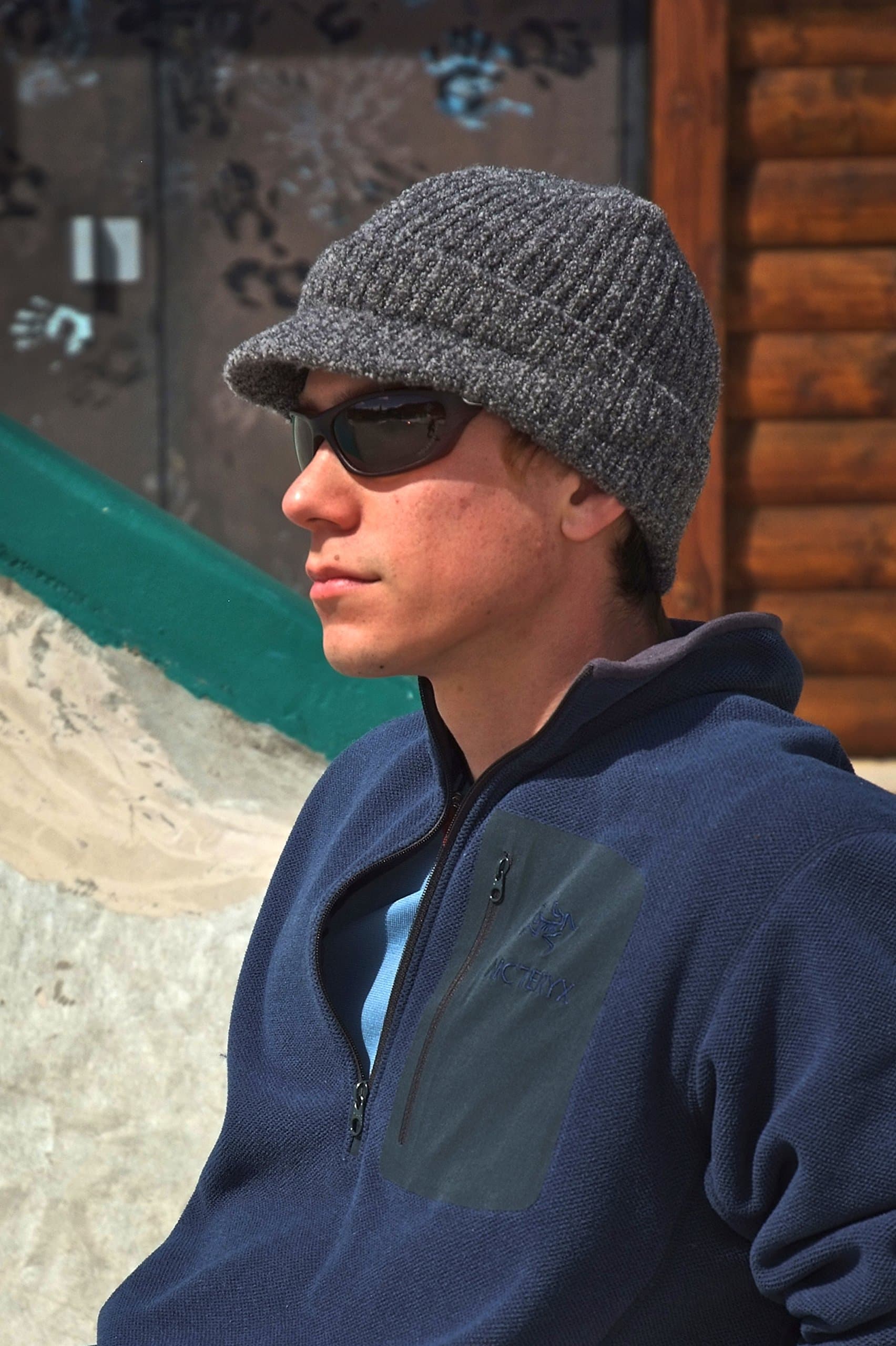 Icebox Knitting Dohm Super Soft Winter Wool Hat Beanie Skull Cap With Visor For Men and Women