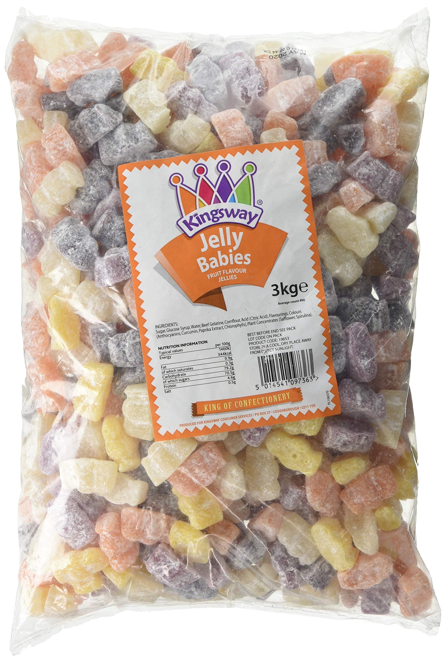 Barratt Jelly Babies (3kg Bag)